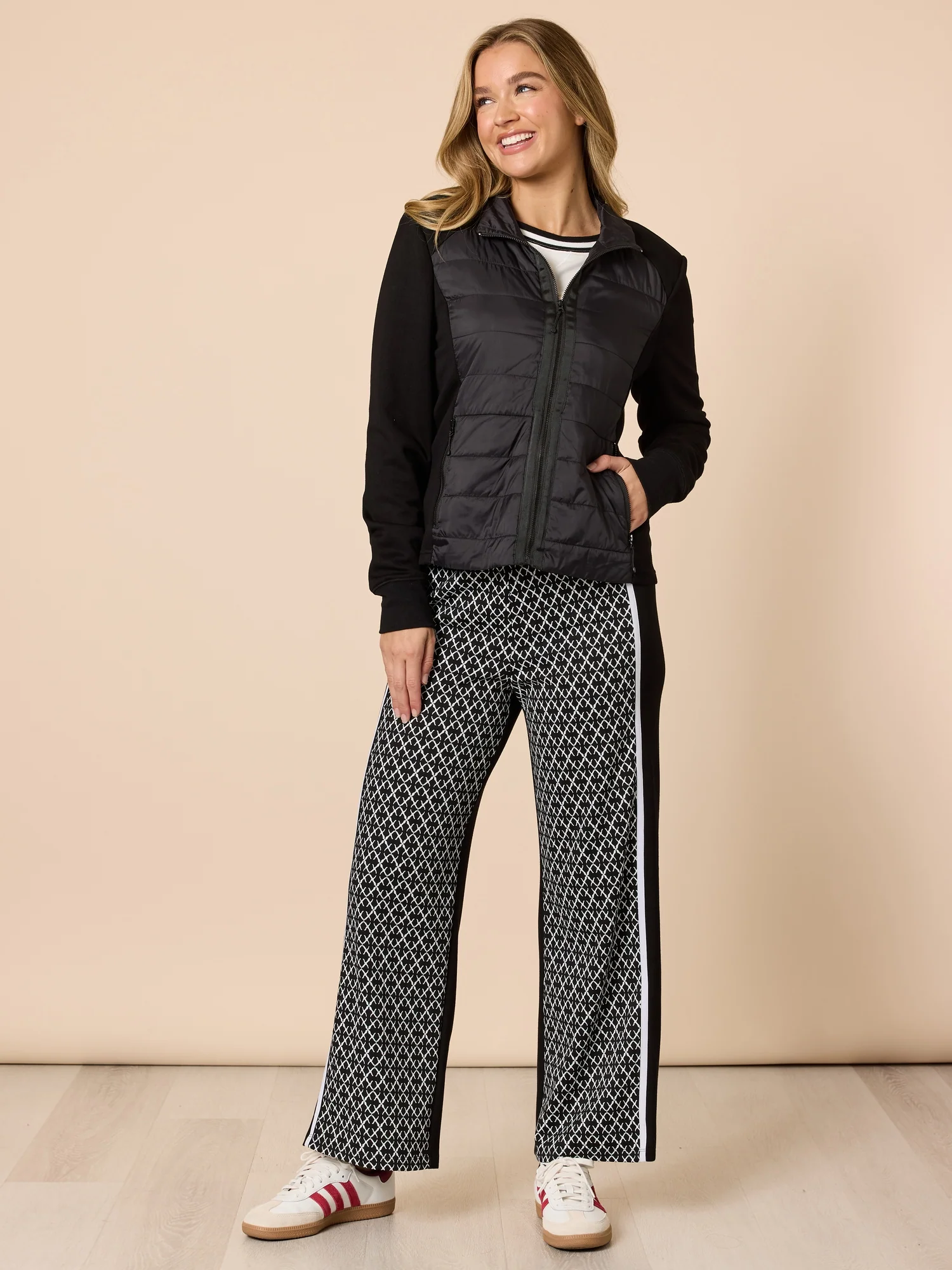 5th Avenue Quilted Jacket - Black - Image 2
