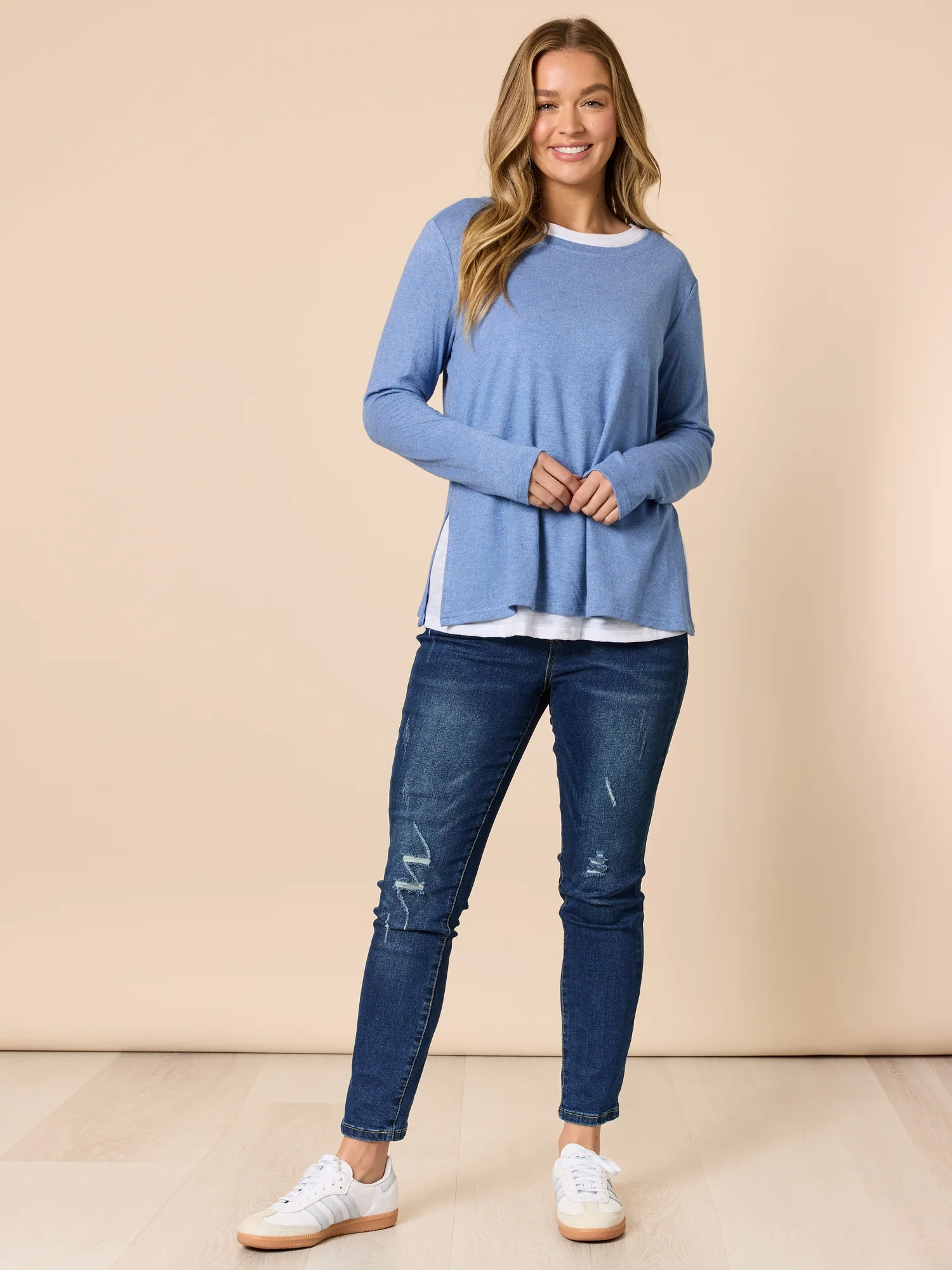 Alicia 2 in 1 Top - Blue - Image 2