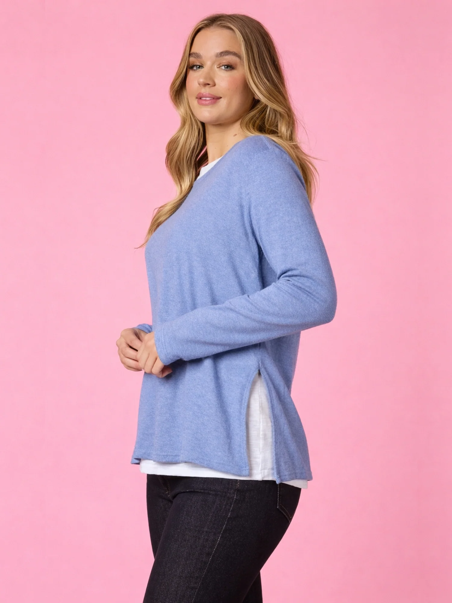 Alicia 2 in 1 Top - Blue - Image 4