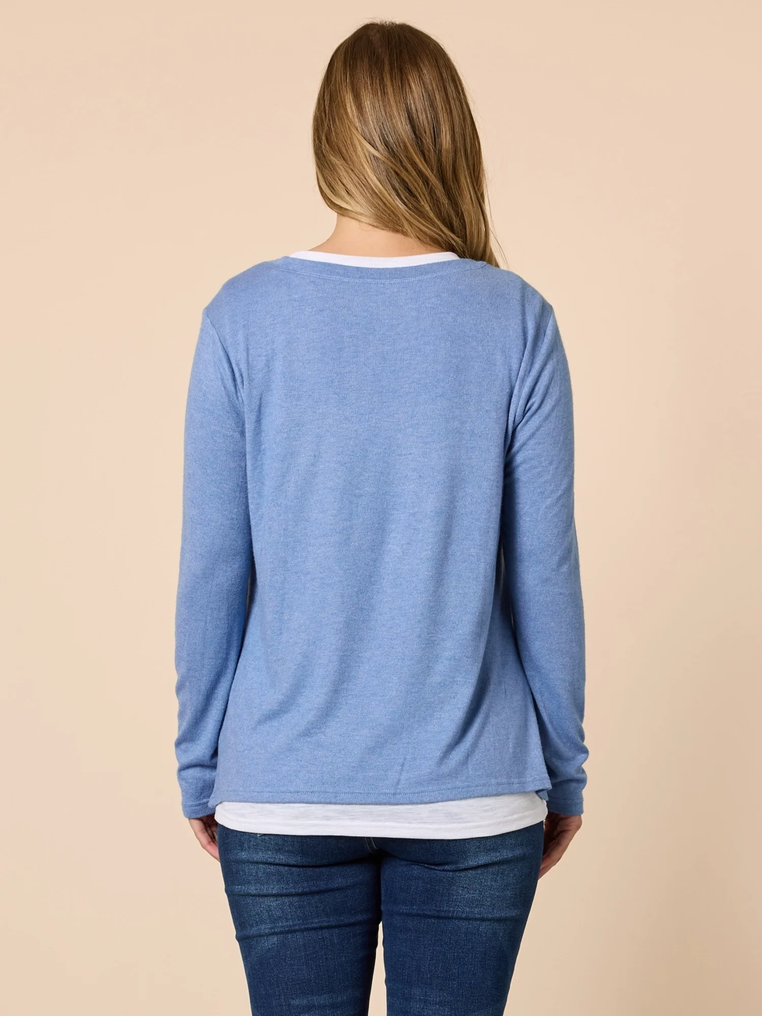 Alicia 2 in 1 Top - Blue - Image 5