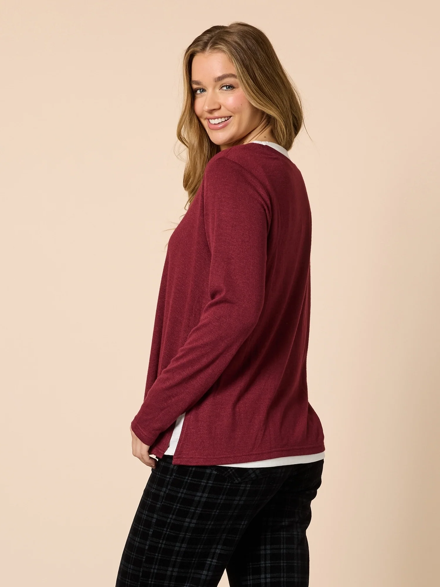 Alicia 2 in 1 Top - Shiraz - Image 4