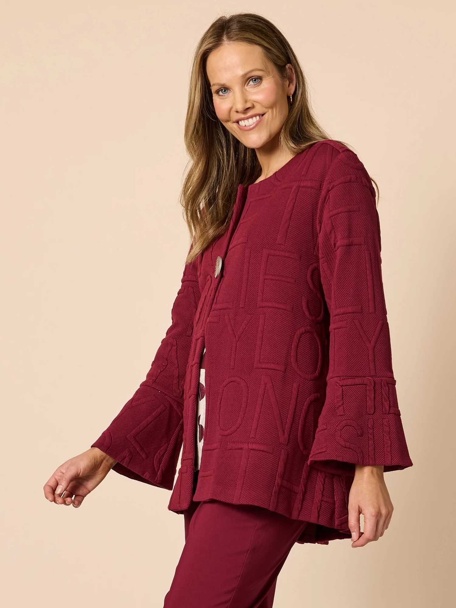 Alpha Script Jacket - Shiraz - Image 3