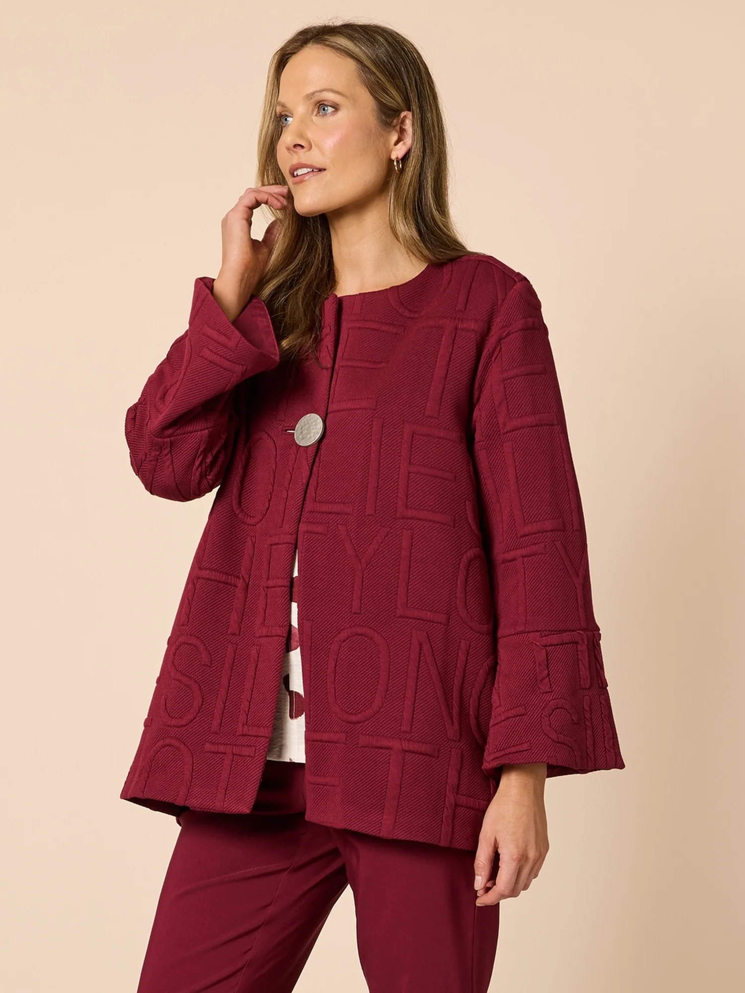 Alpha Script Jacket - Shiraz - Image 4