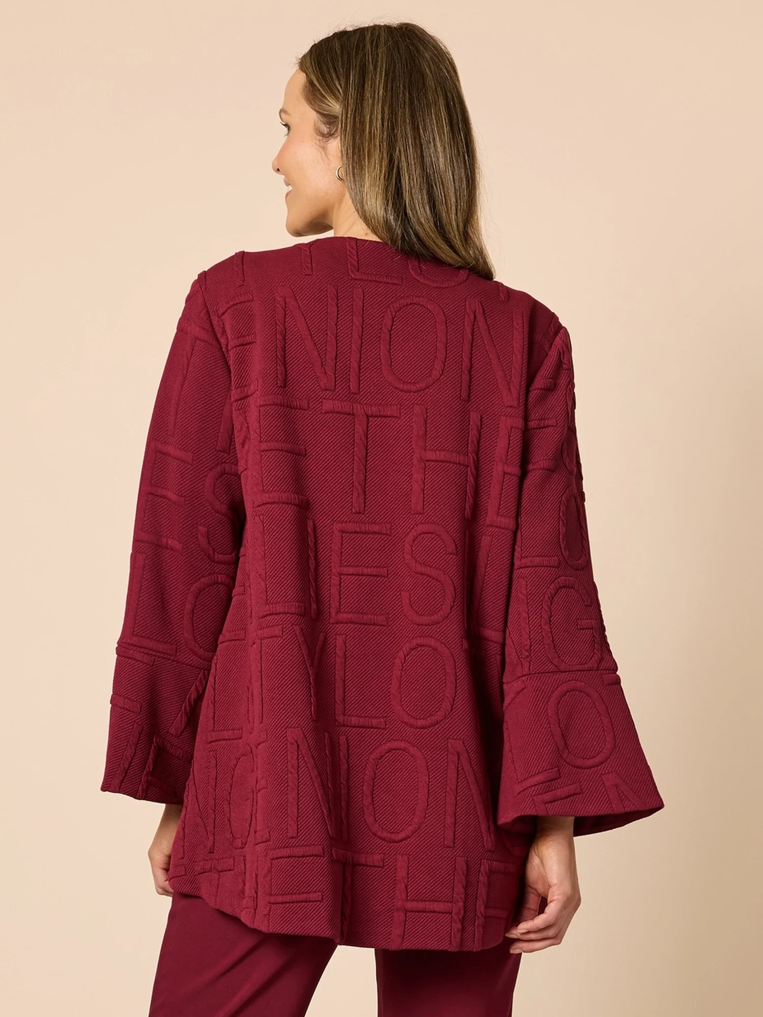 Alpha Script Jacket - Shiraz - Image 5
