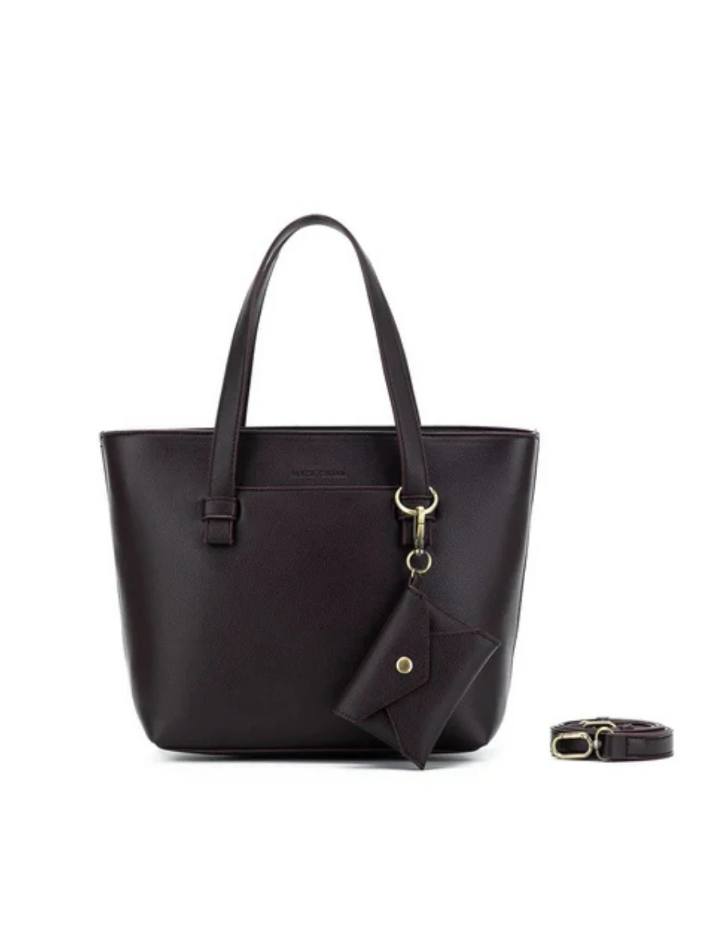 Antoinette Aubergine 3 Piece Handbag Set - Aubergine - Image 7