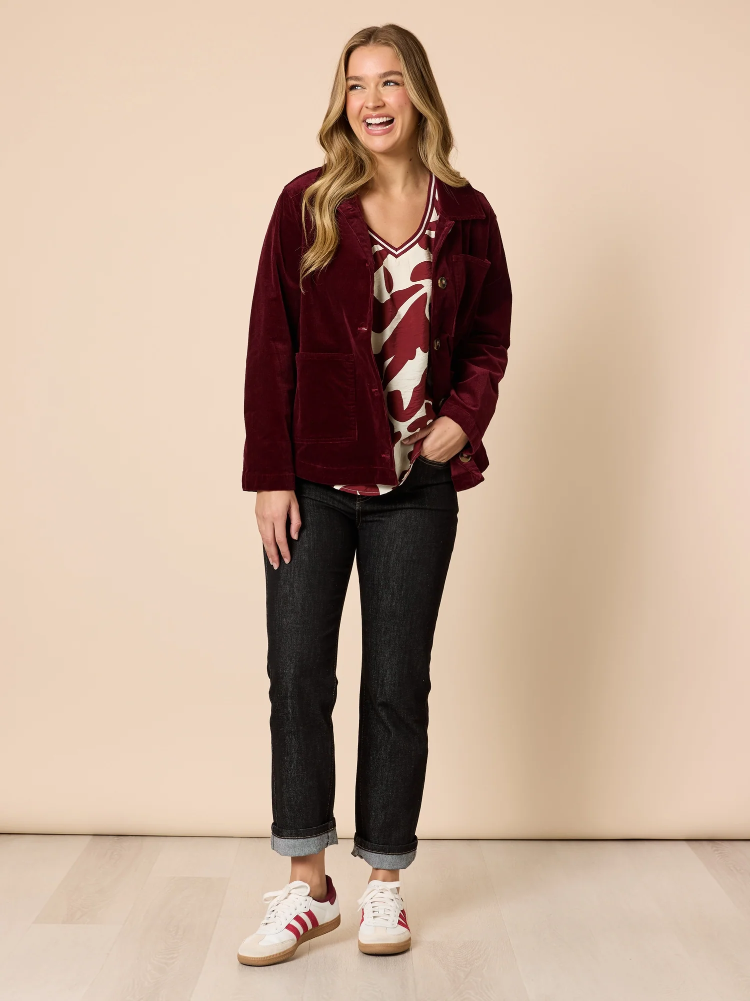 Aspen Print Top - Shiraz - Image 6