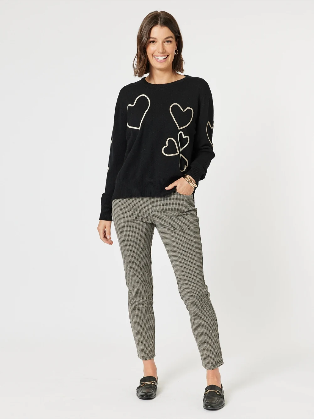 Ava Pant - Natural/Black - Image 5