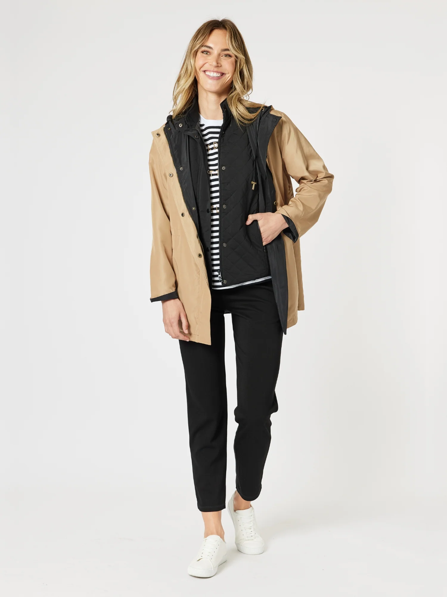 Brighton Puffer Vest - Black - Image 4