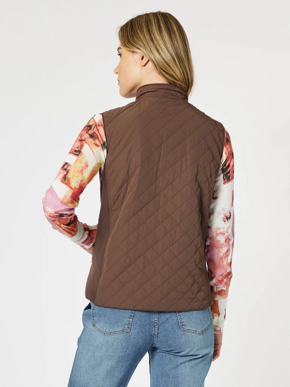 Brighton Puffer Vest - Chocolate - Image 3