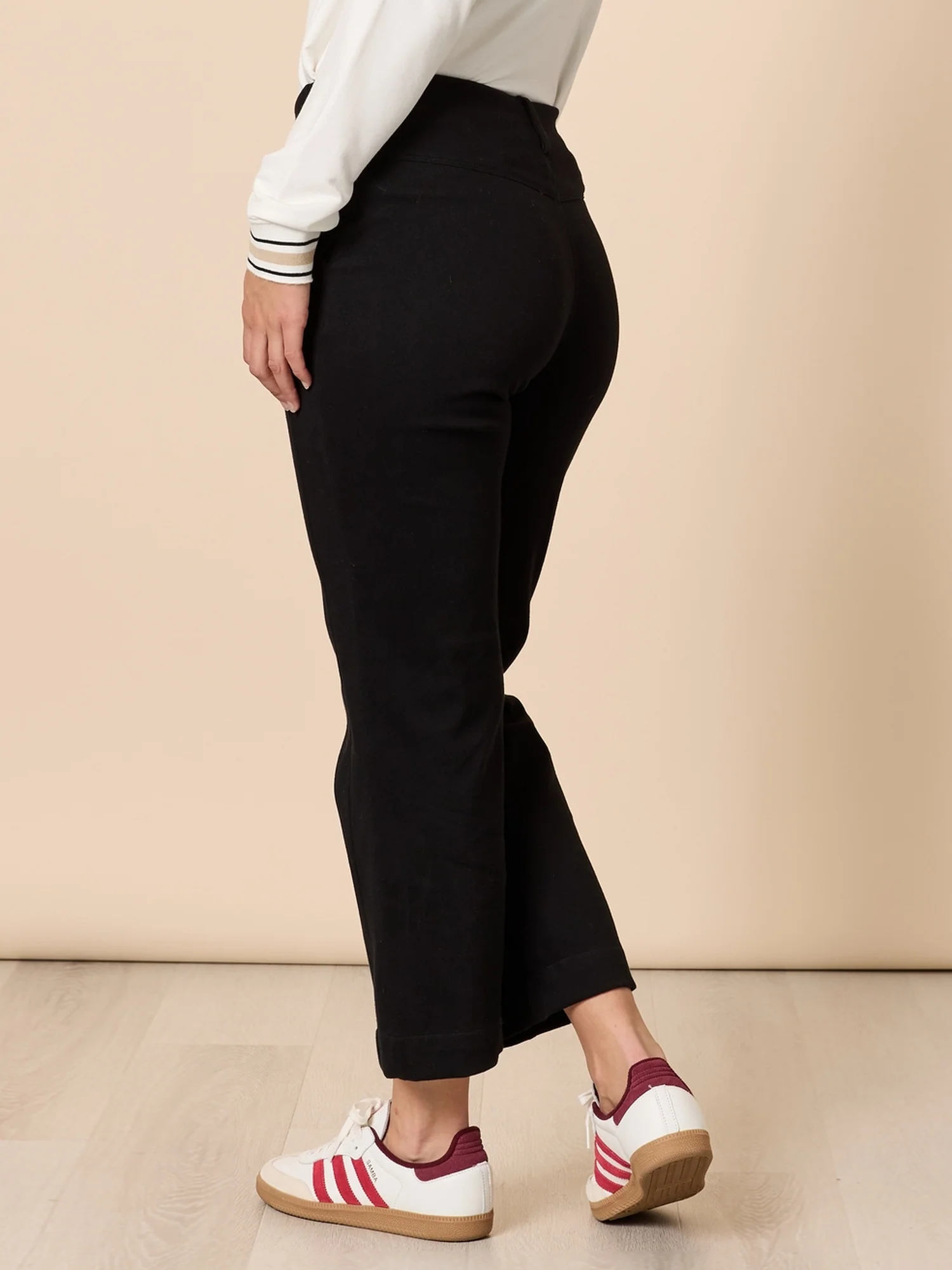 Brooklyn Straight Leg Pant - Black - Image 4
