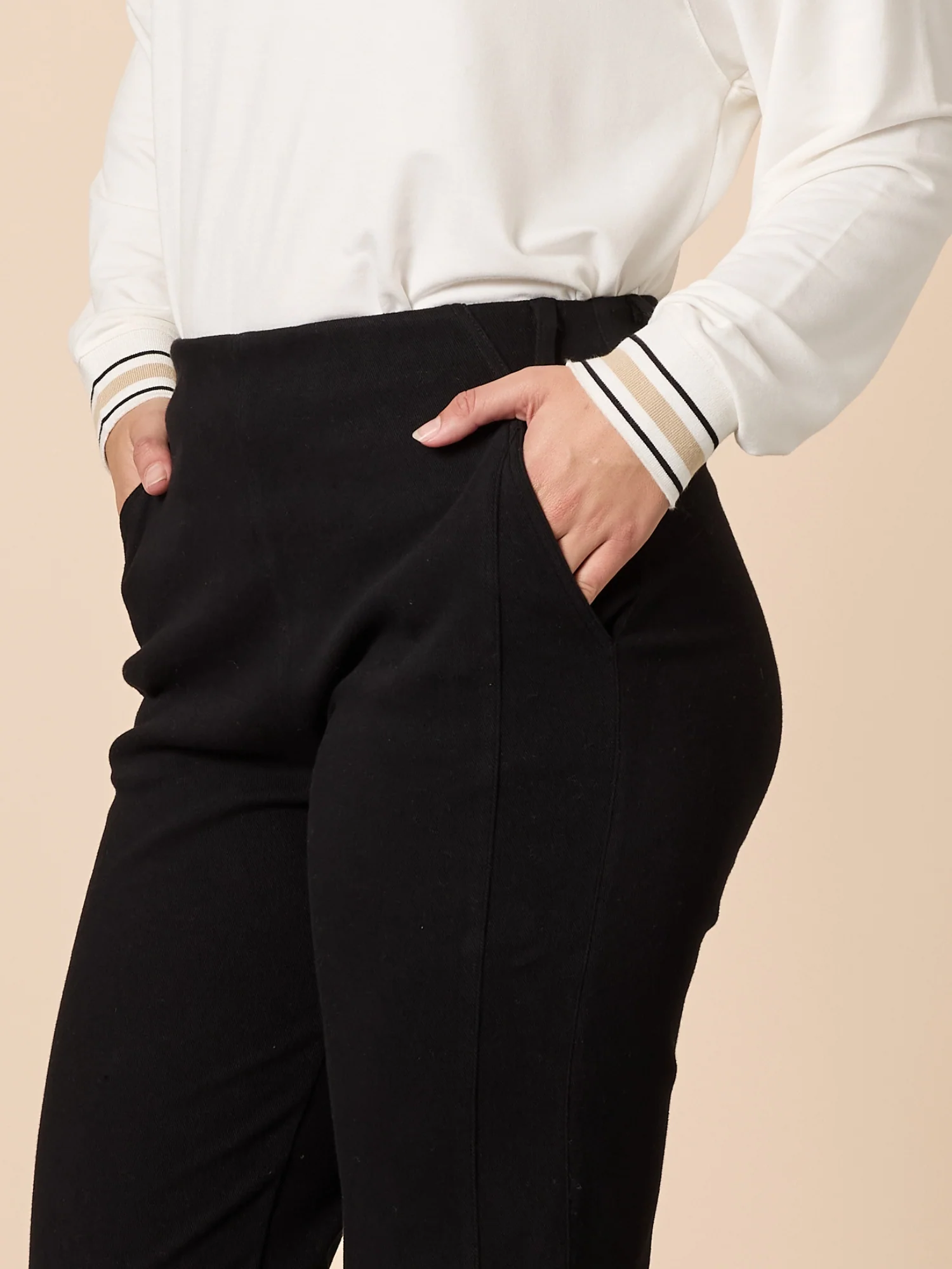 Brooklyn Straight Leg Pant - Black - Image 6