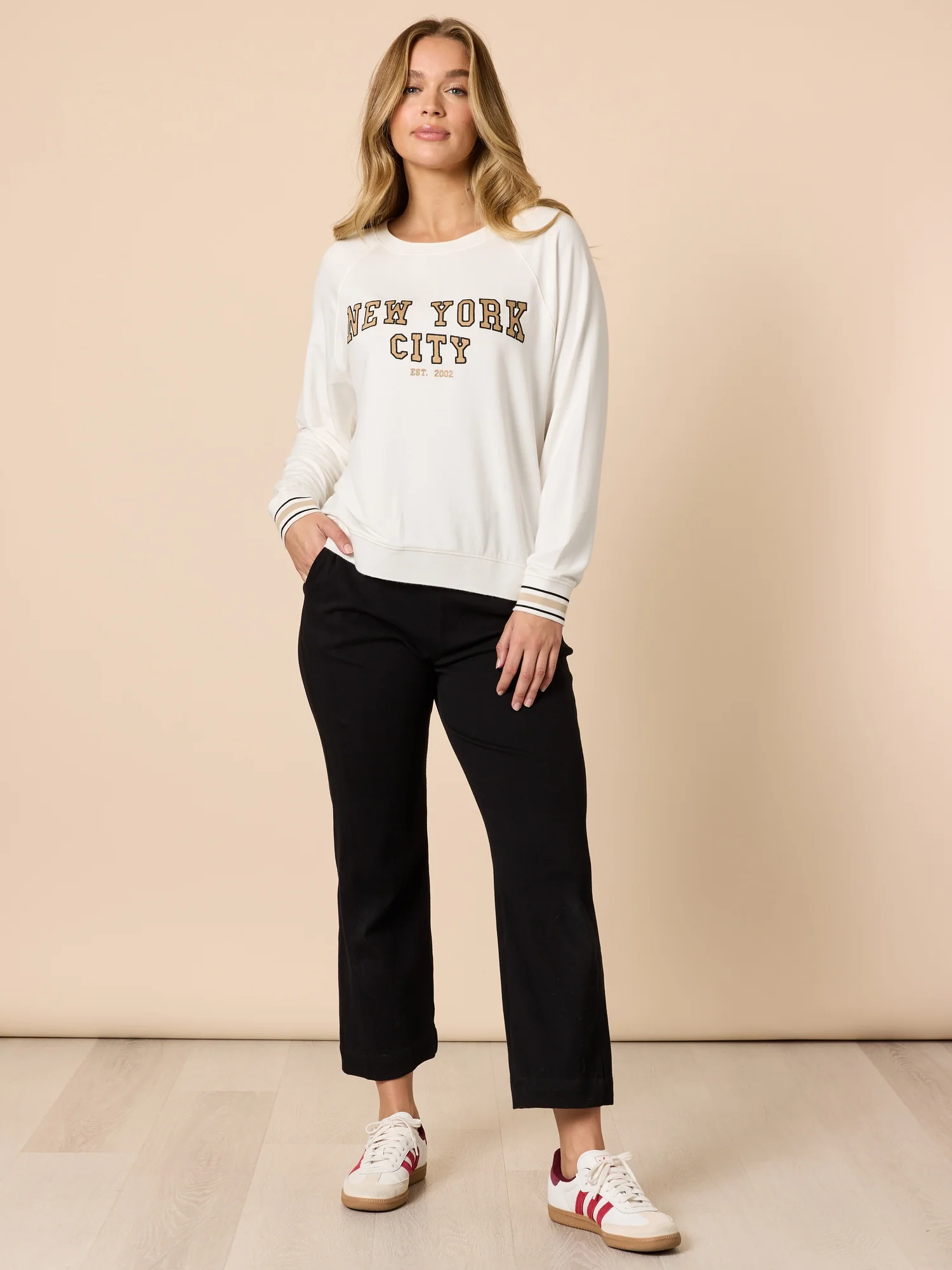 Brooklyn Straight Leg Pant - Black - Image 7
