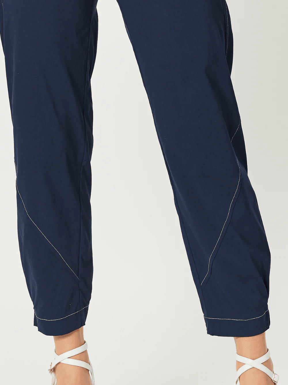 Parachute Stitch Detail Pant - Navy - Image 6