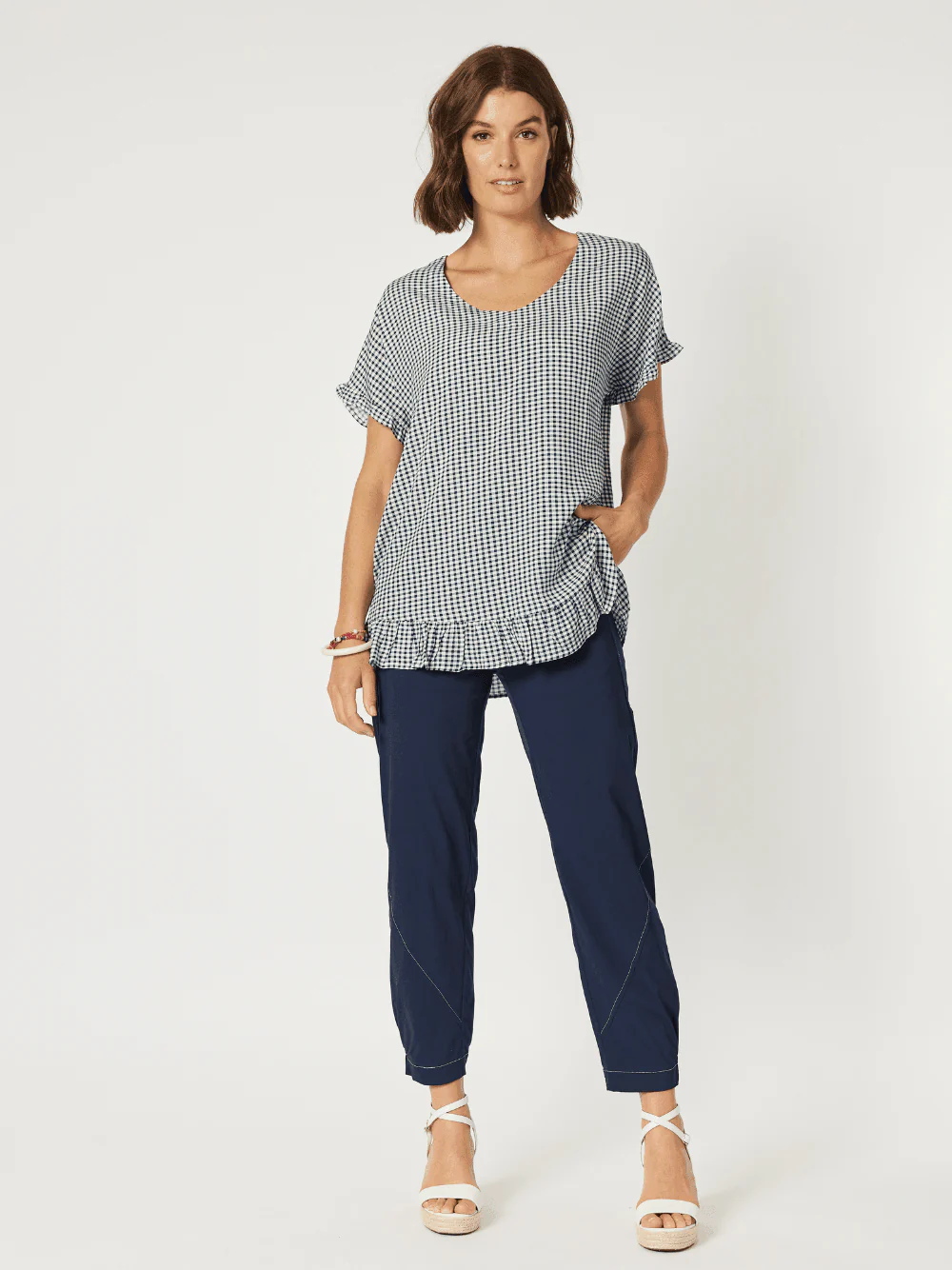 Parachute Stitch Detail Pant - Navy - Image 7