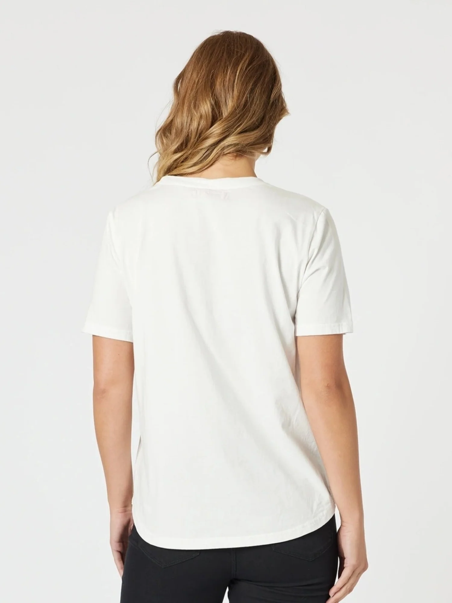 Caffe Print T-Shirt - Ivory - Image 5