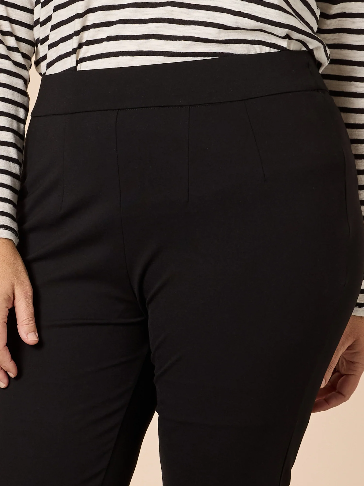 Carla Flare Pant - Black - Image 3