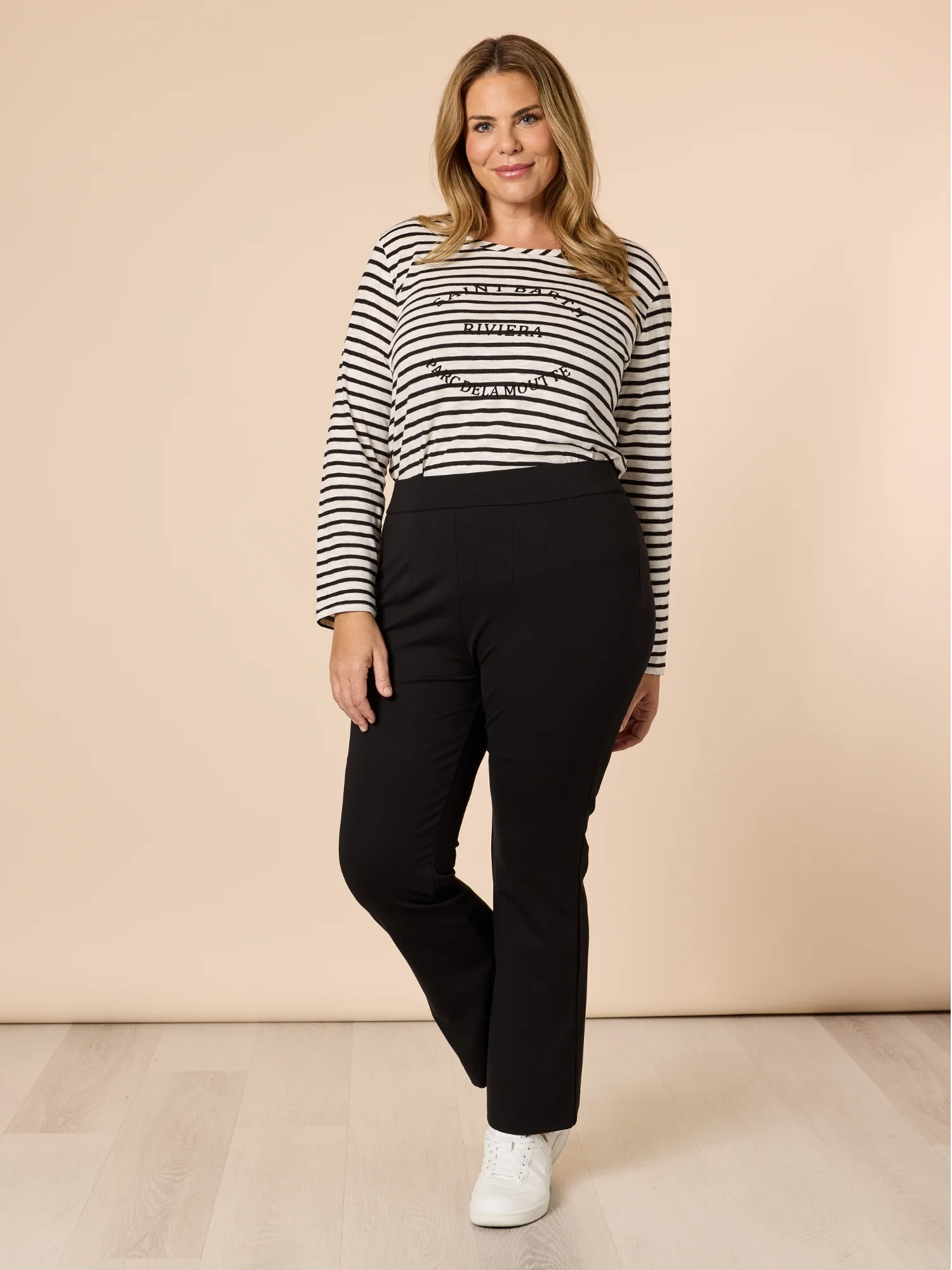 Carla Flare Pant - Black - Image 5