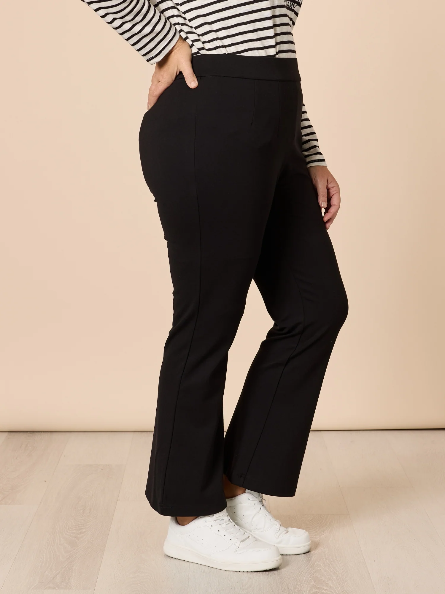 Carla Flare Pant - Black - Image 7