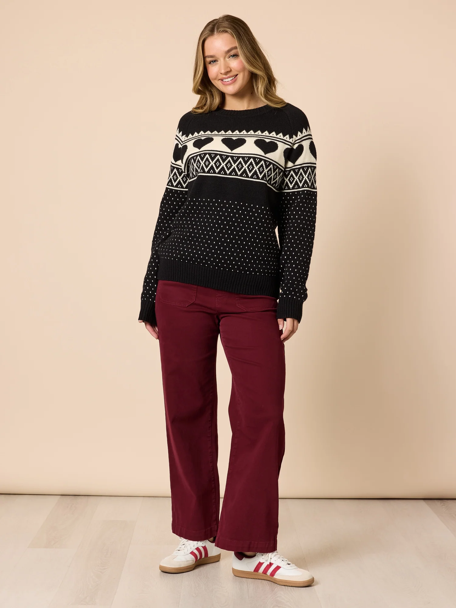 Carpenter Stretch Wide Leg Pull On Denim Jean - Shiraz - Image 8