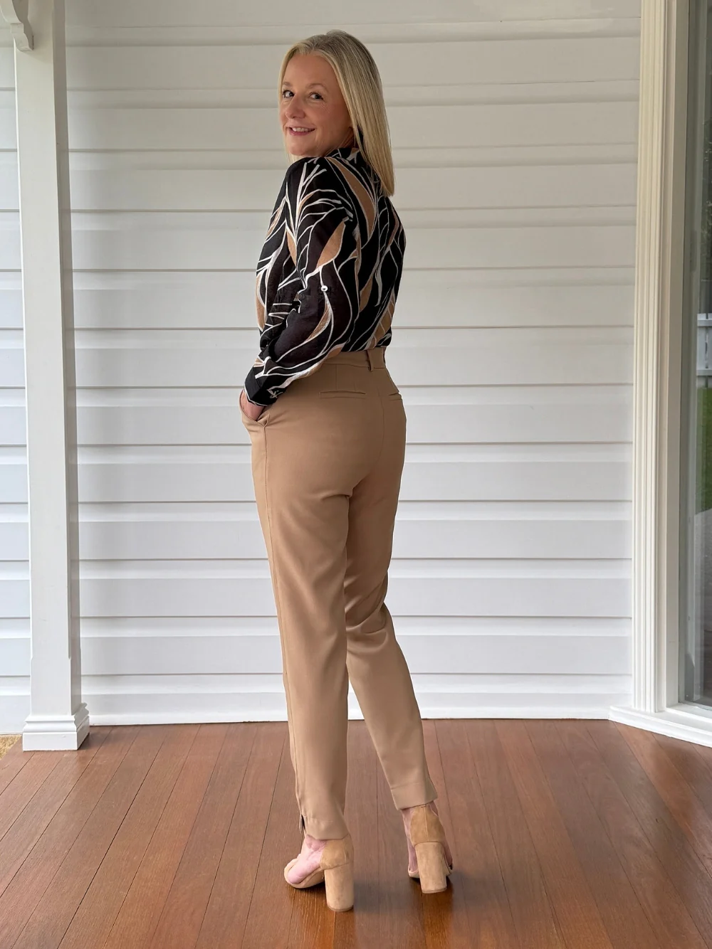 Central Park Pant - Caramel - Image 4