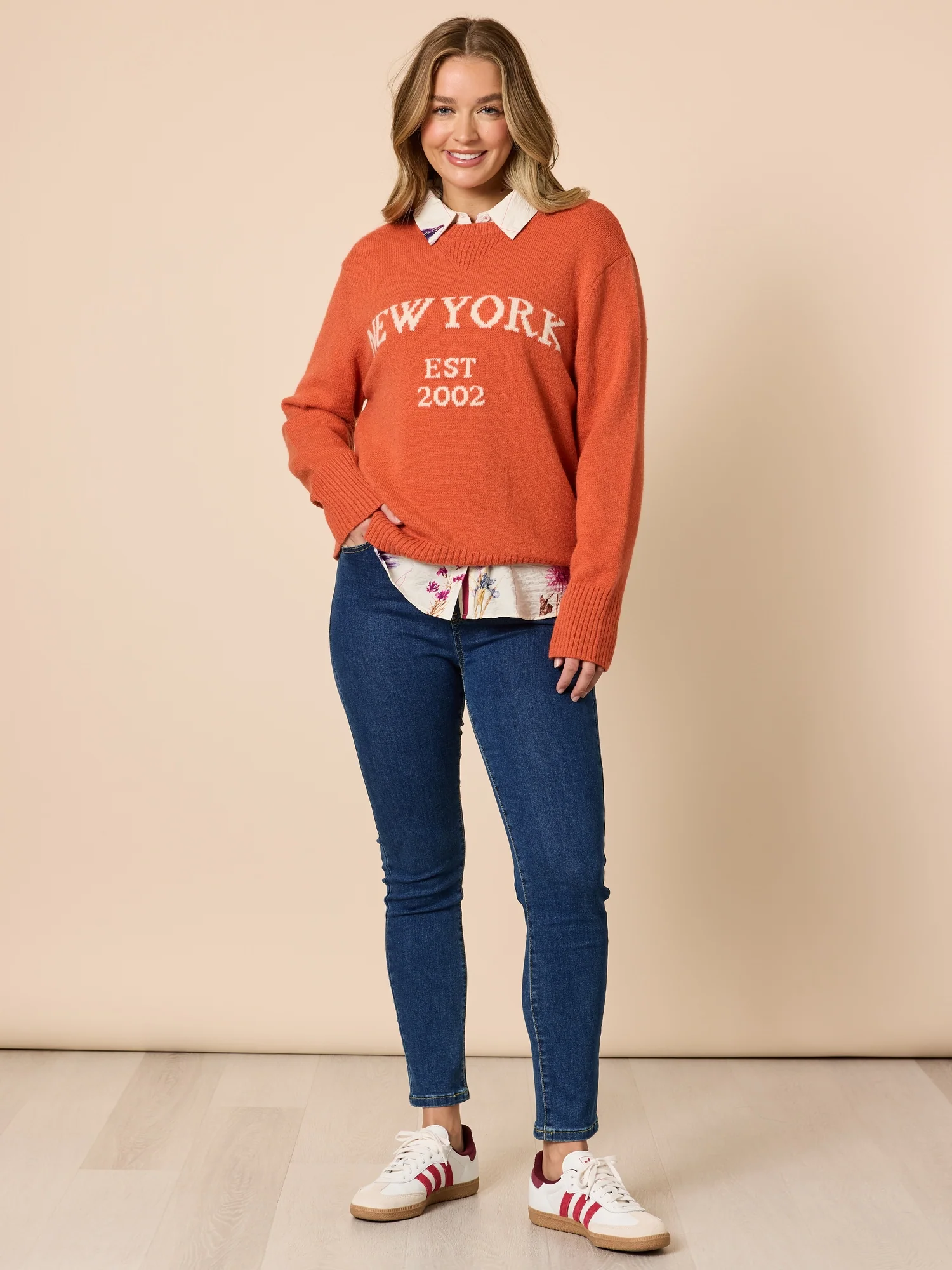 Central Park Floral Print Shirt - Natural Multi - Image 7