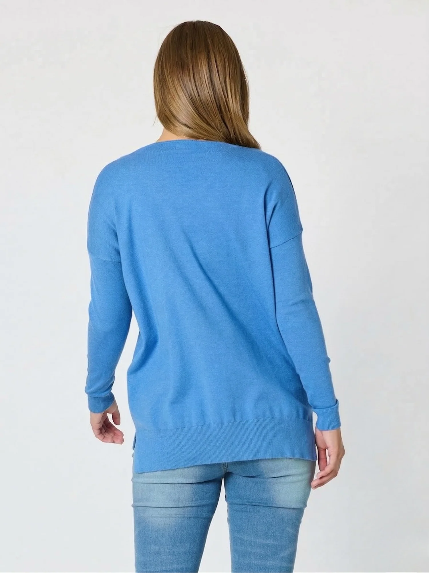 C'est La Vie Knit Sweat - Blue - Image 4