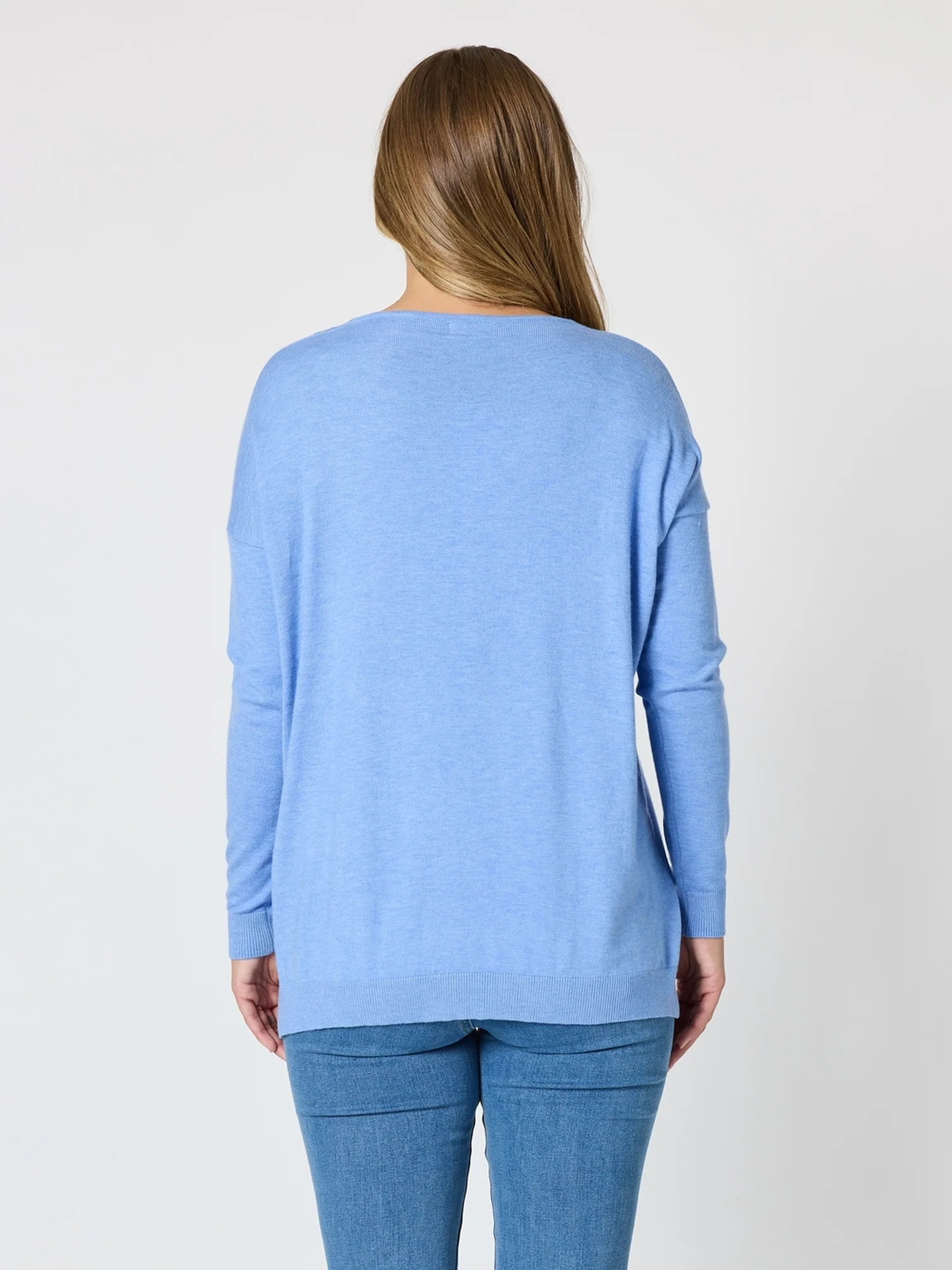 C'est La Vie Knit Sweat - Sky Blue - Image 4