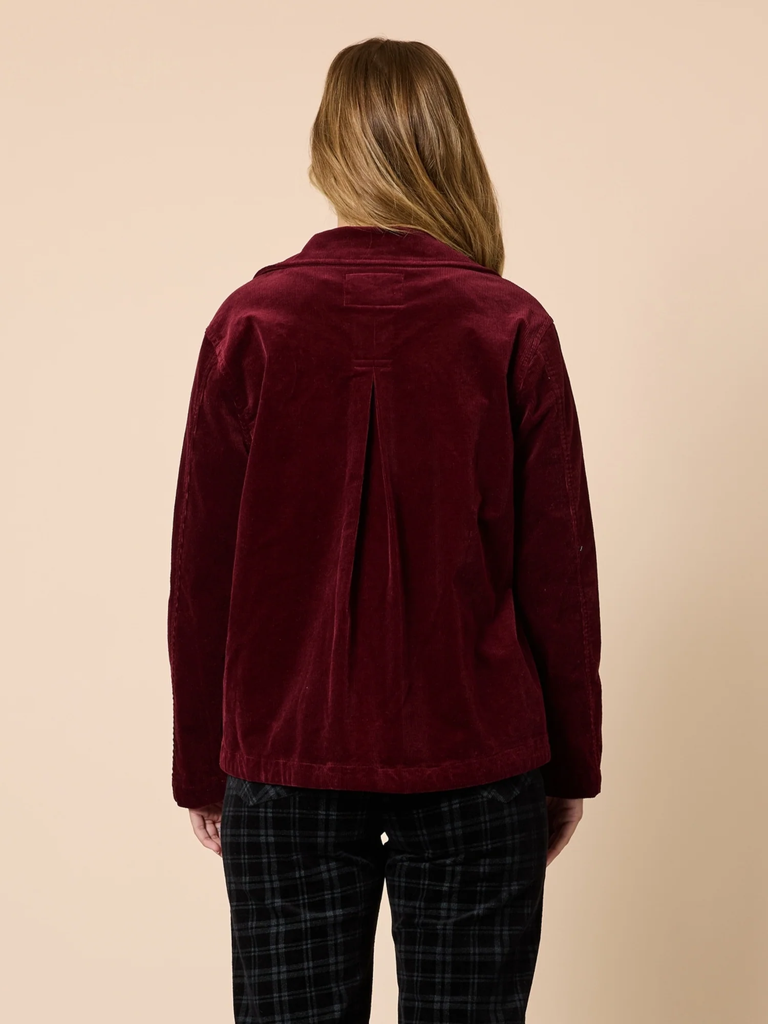 Chateau Velvet Cord Jacket - Shiraz - Image 4
