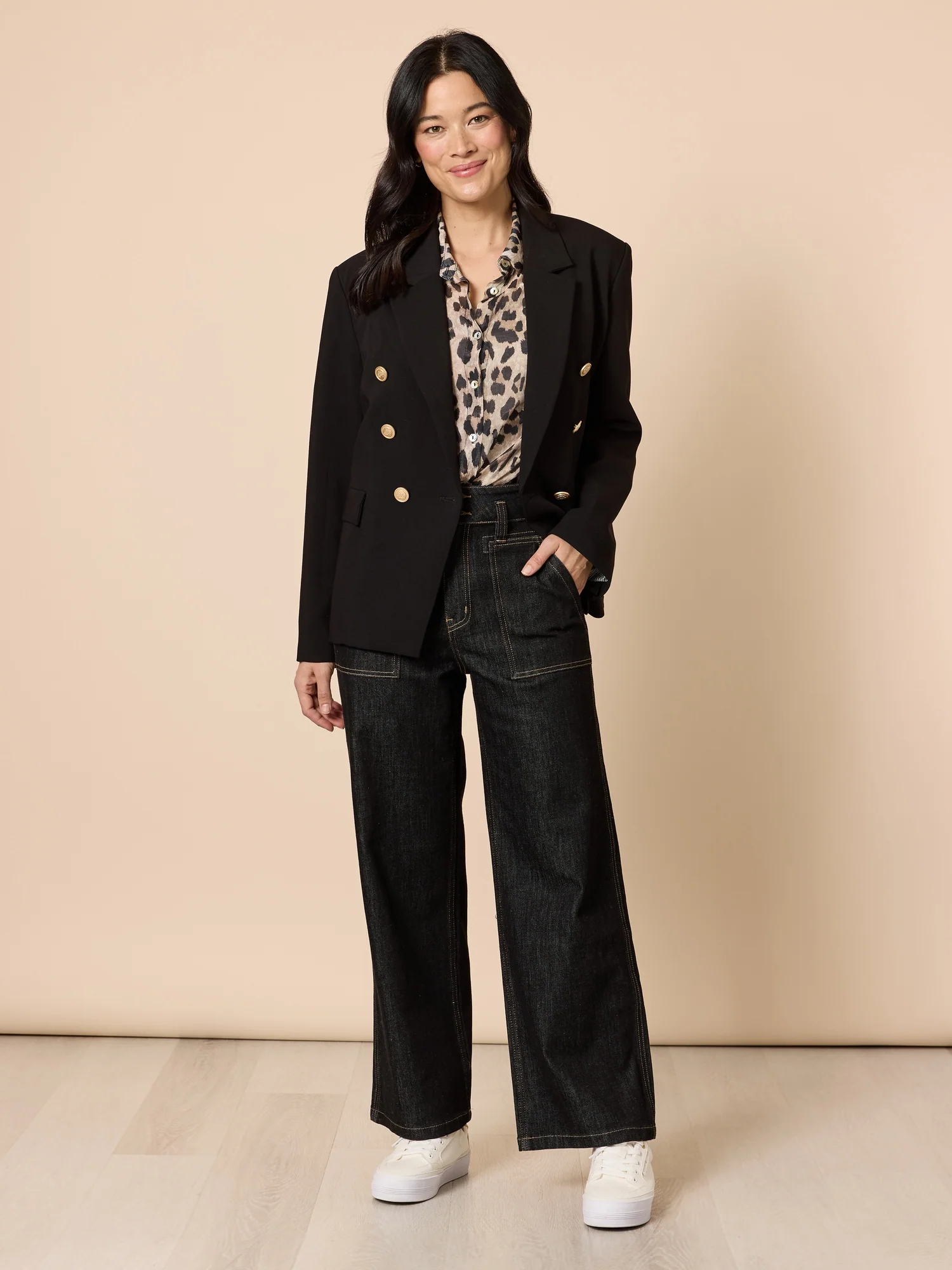 Cheetah Print Sheer Shirt - Animal - Image 7