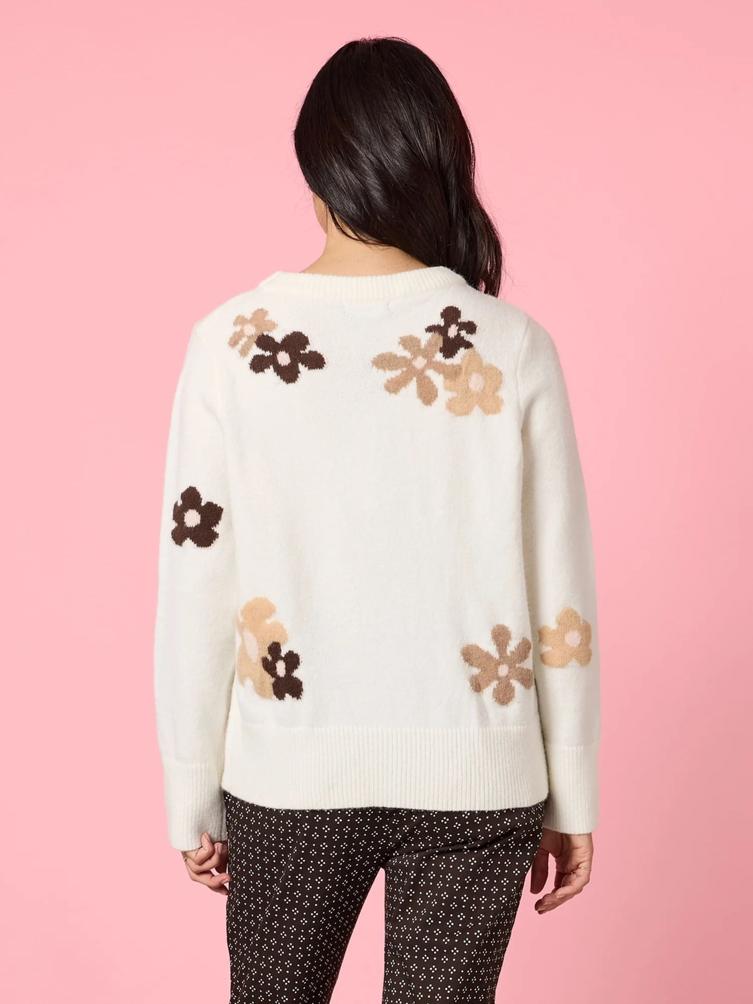 Chelsea Flower Knit - Floral Ivory - Image 8