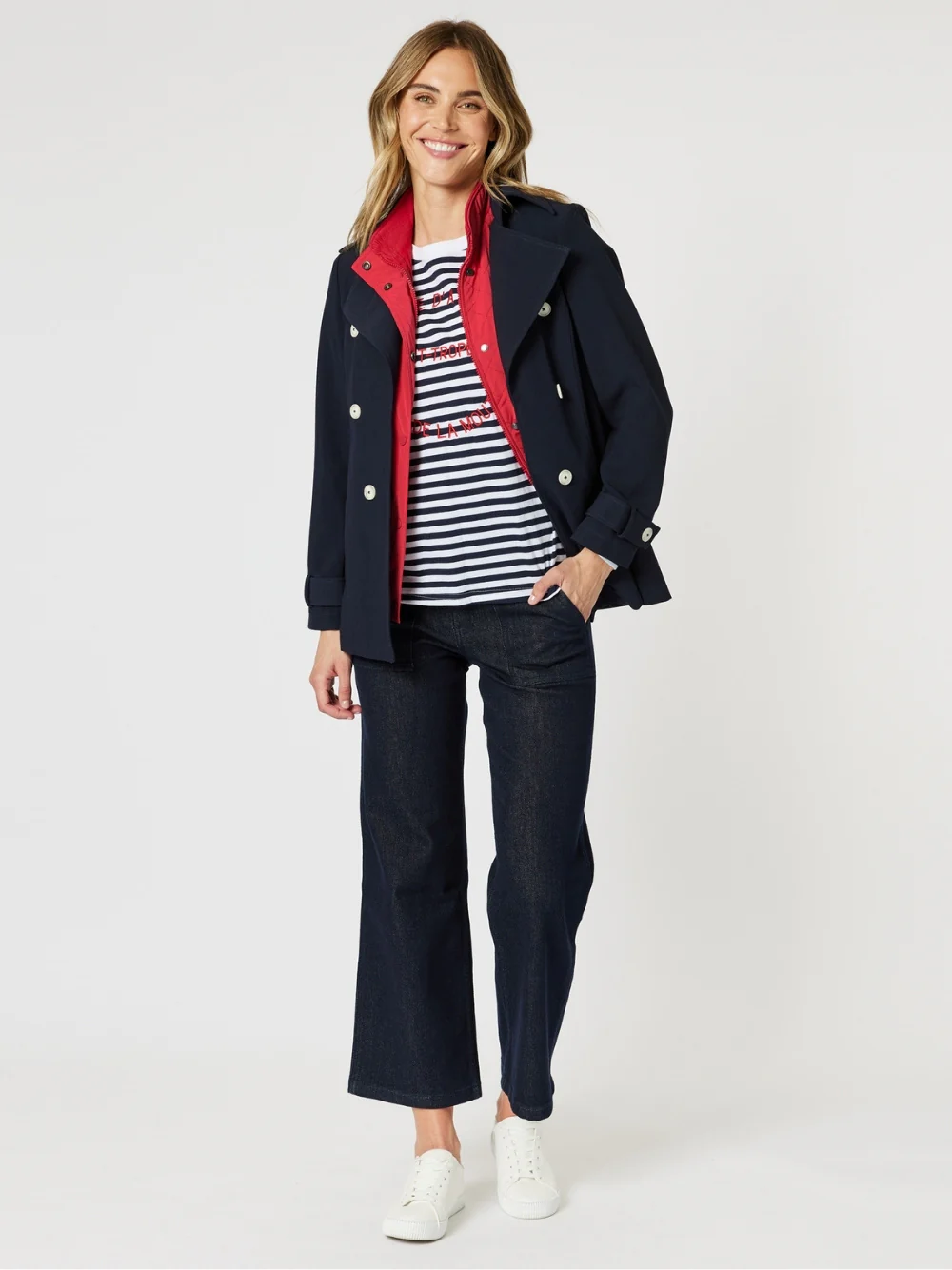 Chelsea Jacket - Navy - Image 8