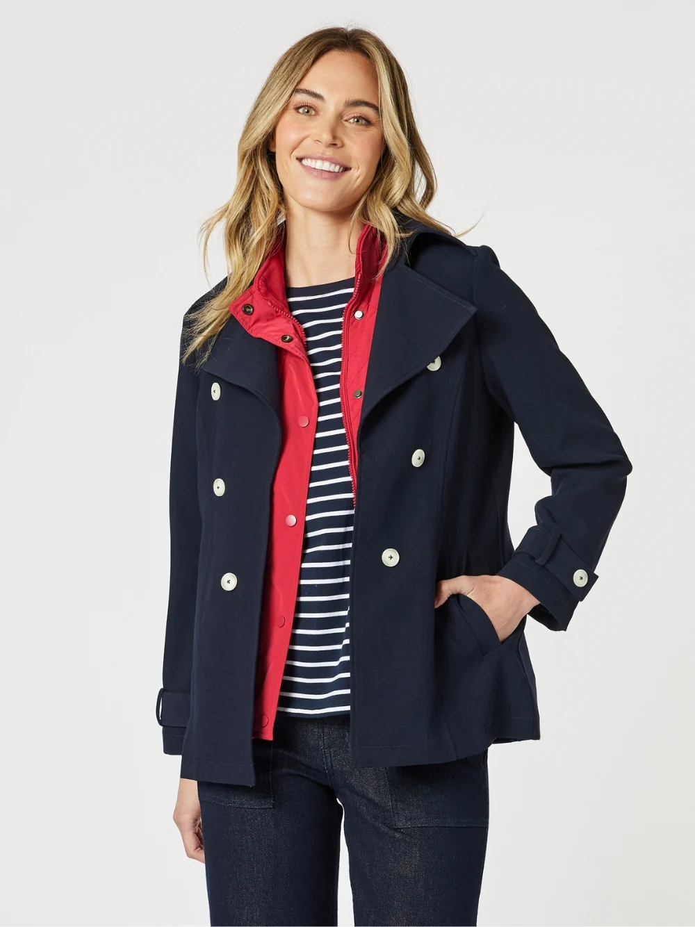 Chelsea Jacket - Navy - Image 9