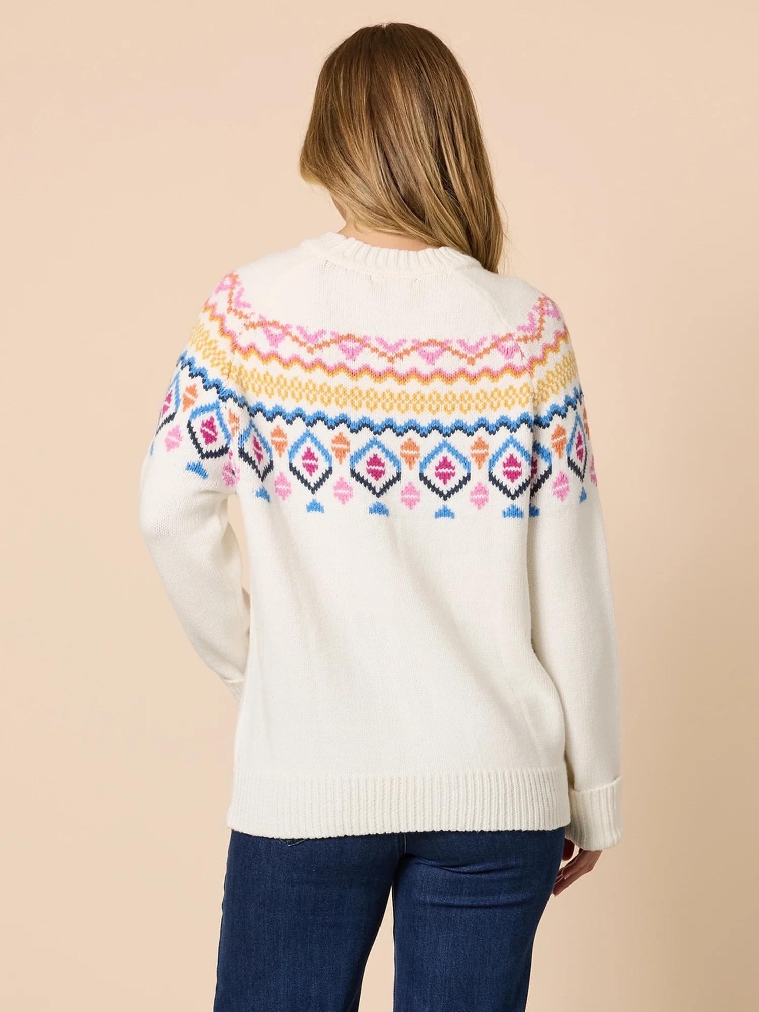 Chevalier Print Knit - Ivory Multi - Image 5