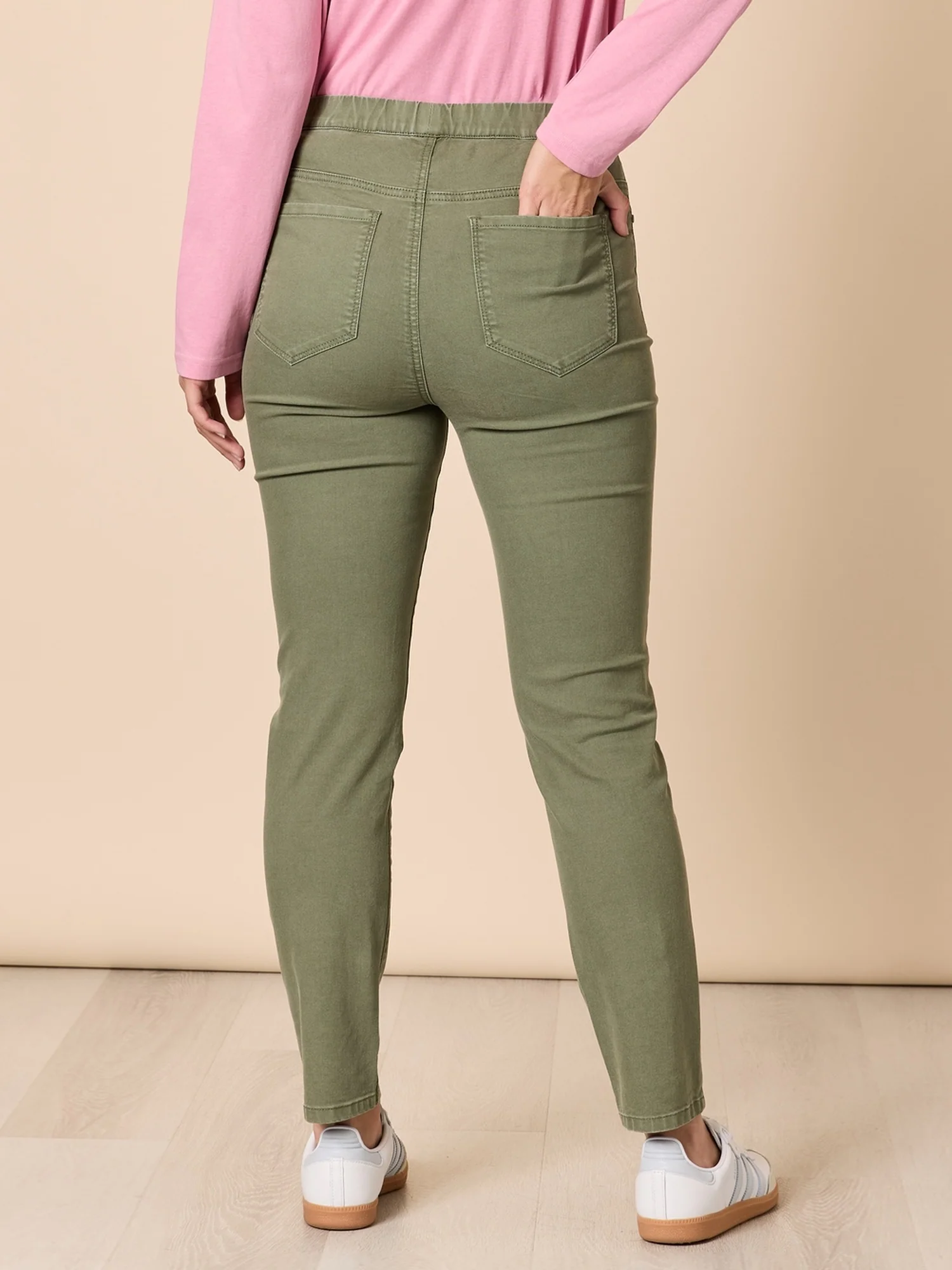 Chicago Slim Leg Jean - Khaki - Image 5