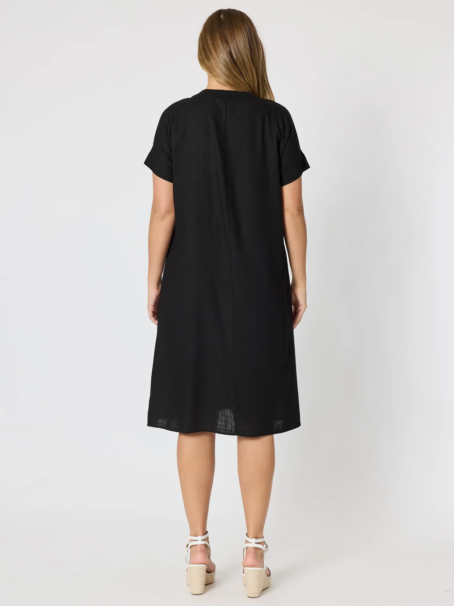 Circle on Circle Dress - Black - Image 4