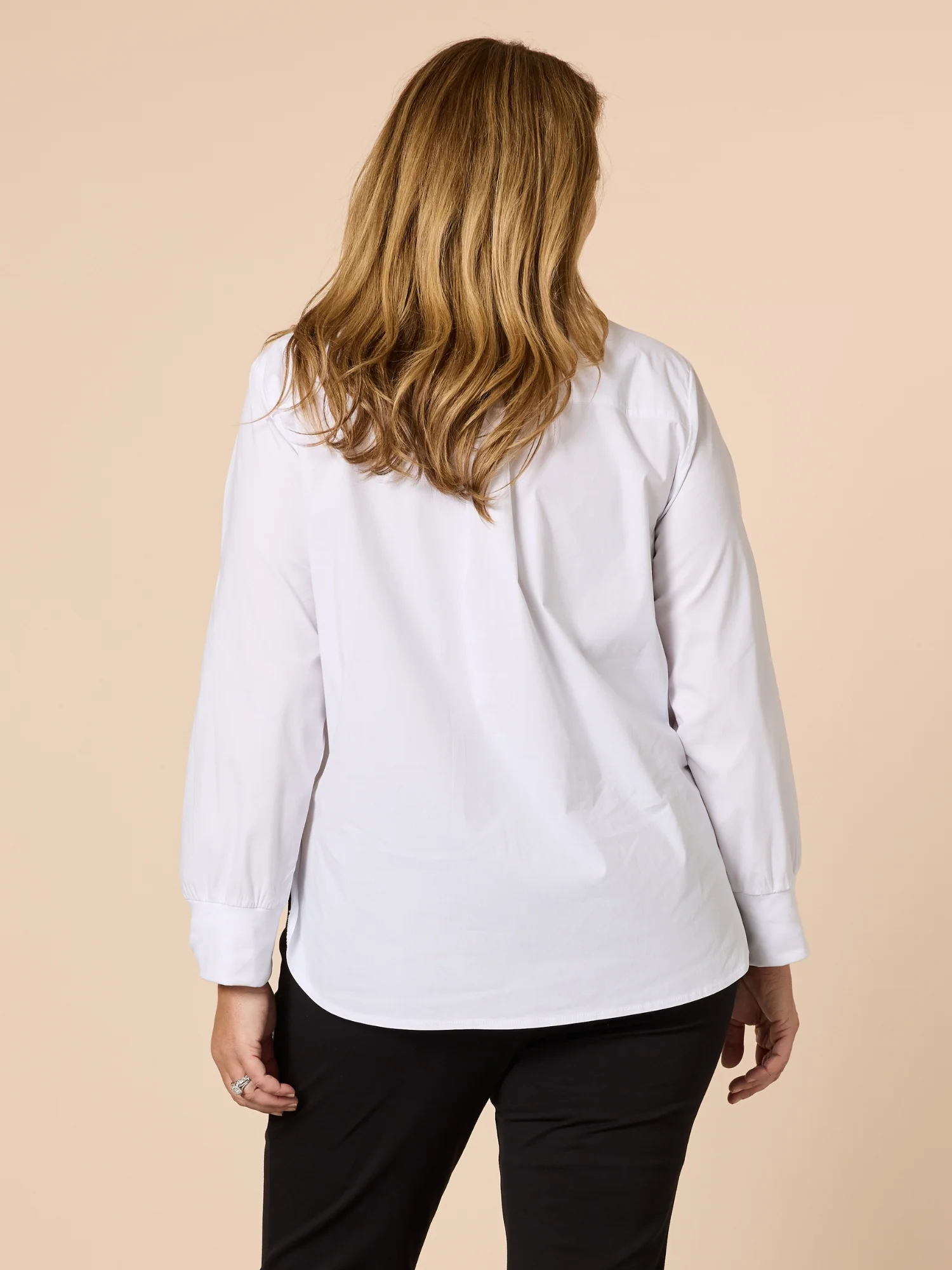 City Rib Cuff Shirt - White - Image 4