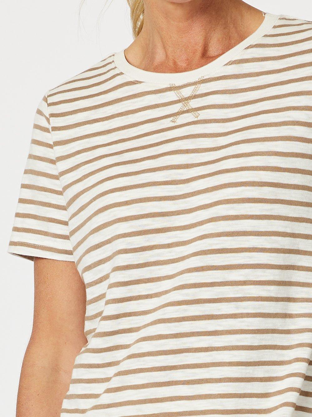 Classic Stripe Tee - Natural - Image 7