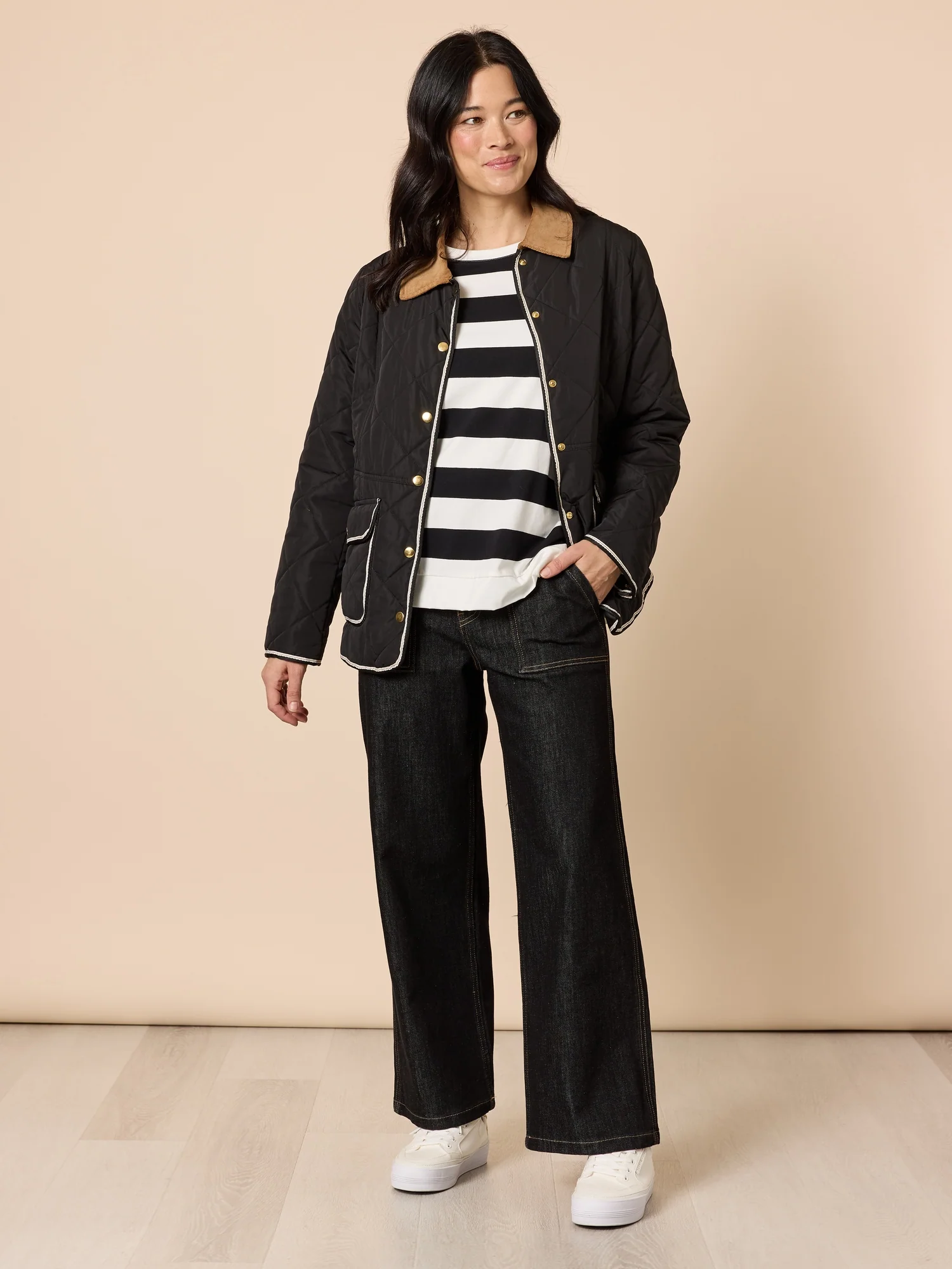 Colorado Quilted Jacket - Black - Image 2
