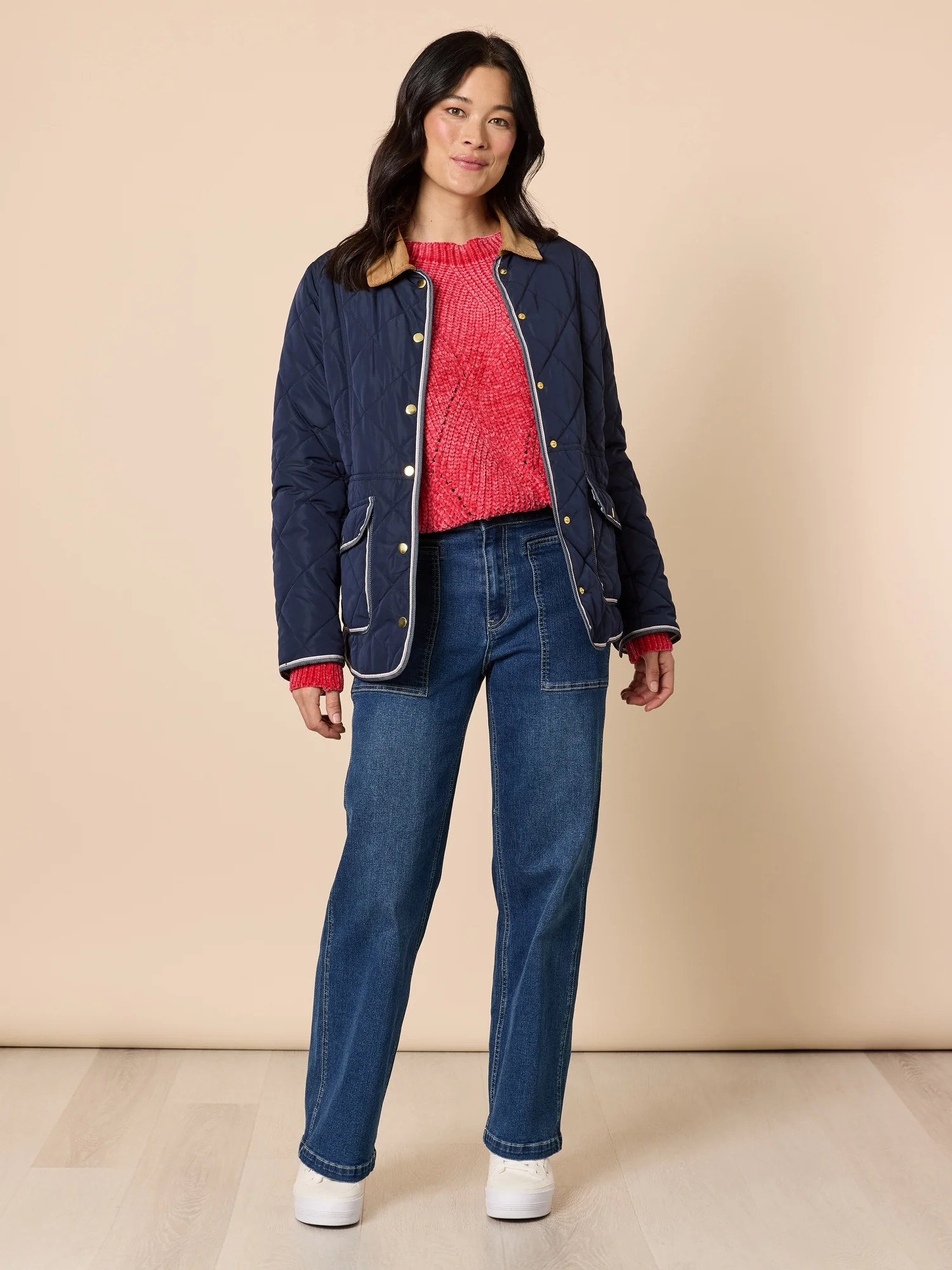 Colorado Quilted Jacket - Navy - Image 2