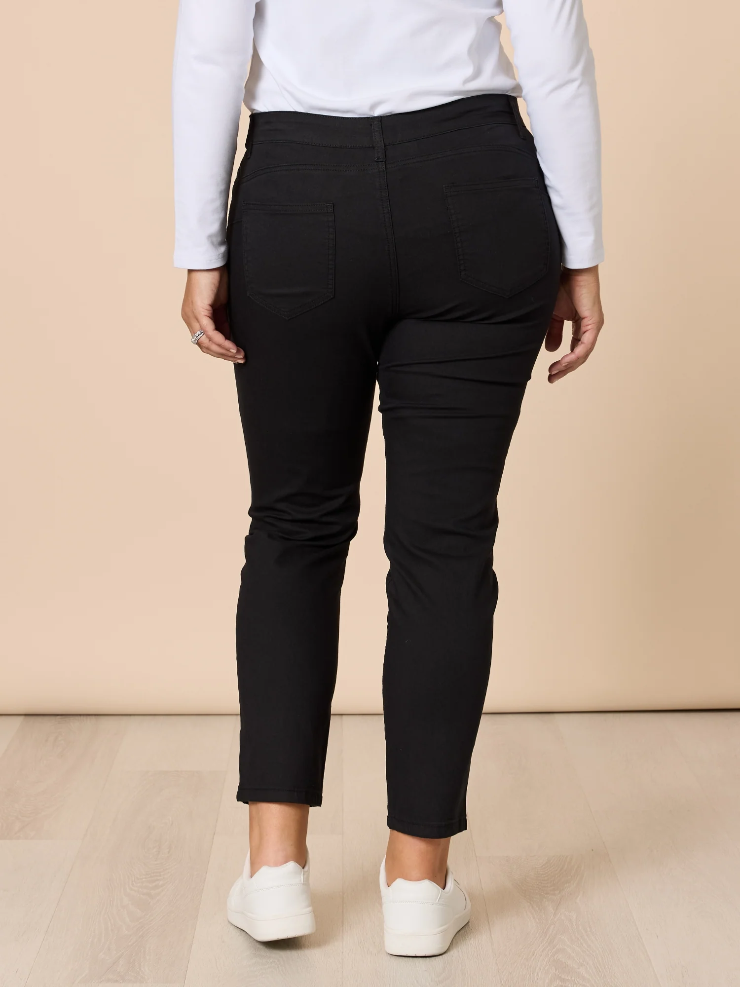Coloured Marvel Denim Jean - Black - Image 5