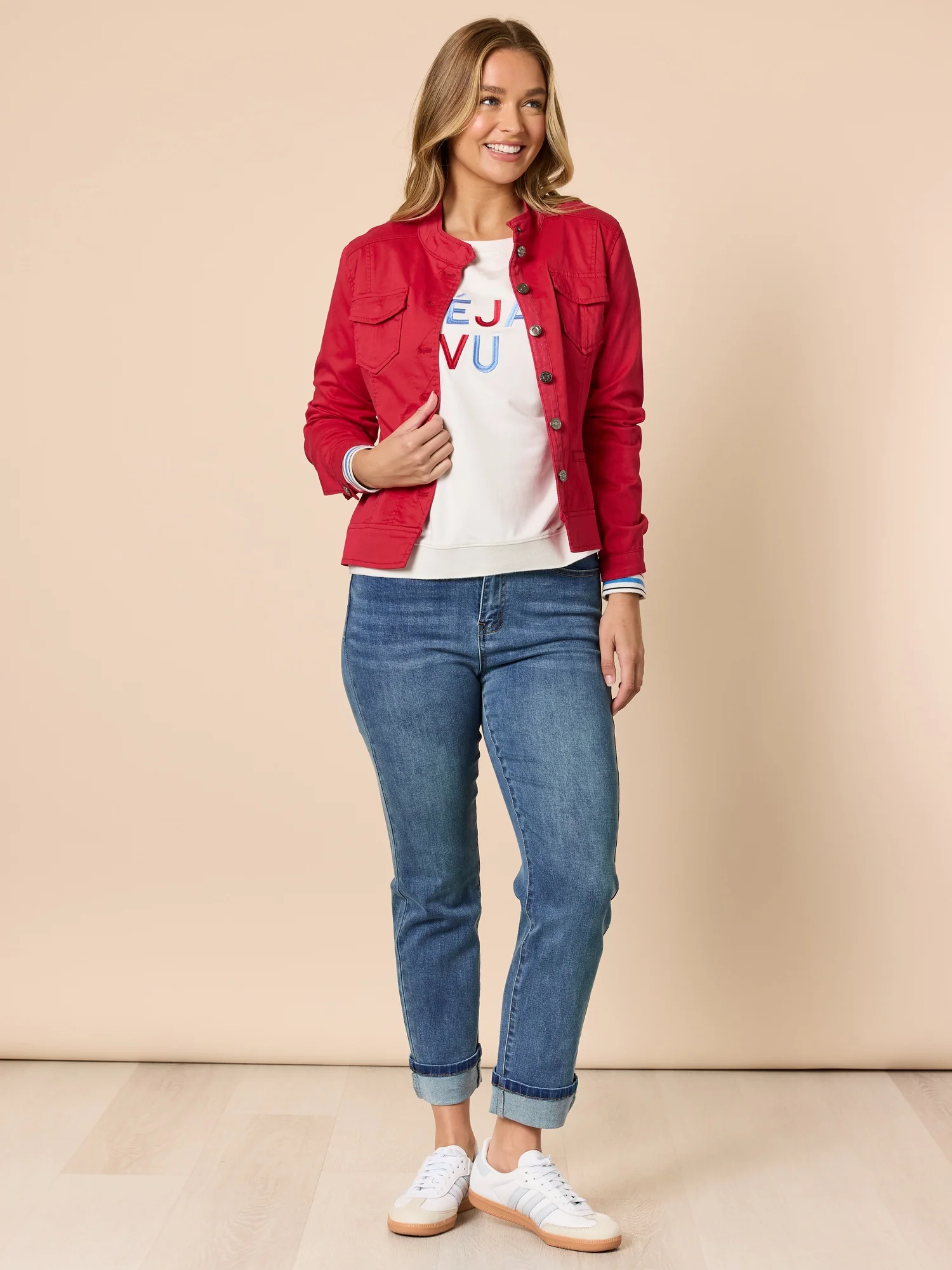 Deja Vu Embroidered Top - Ivory - Image 7