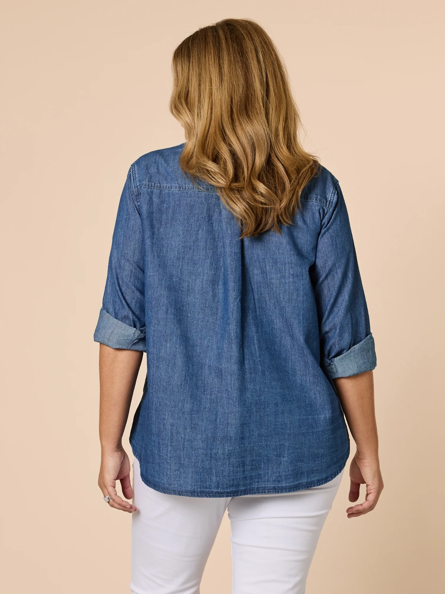 Sophie Soft Denim Shirt - Denim - Image 5