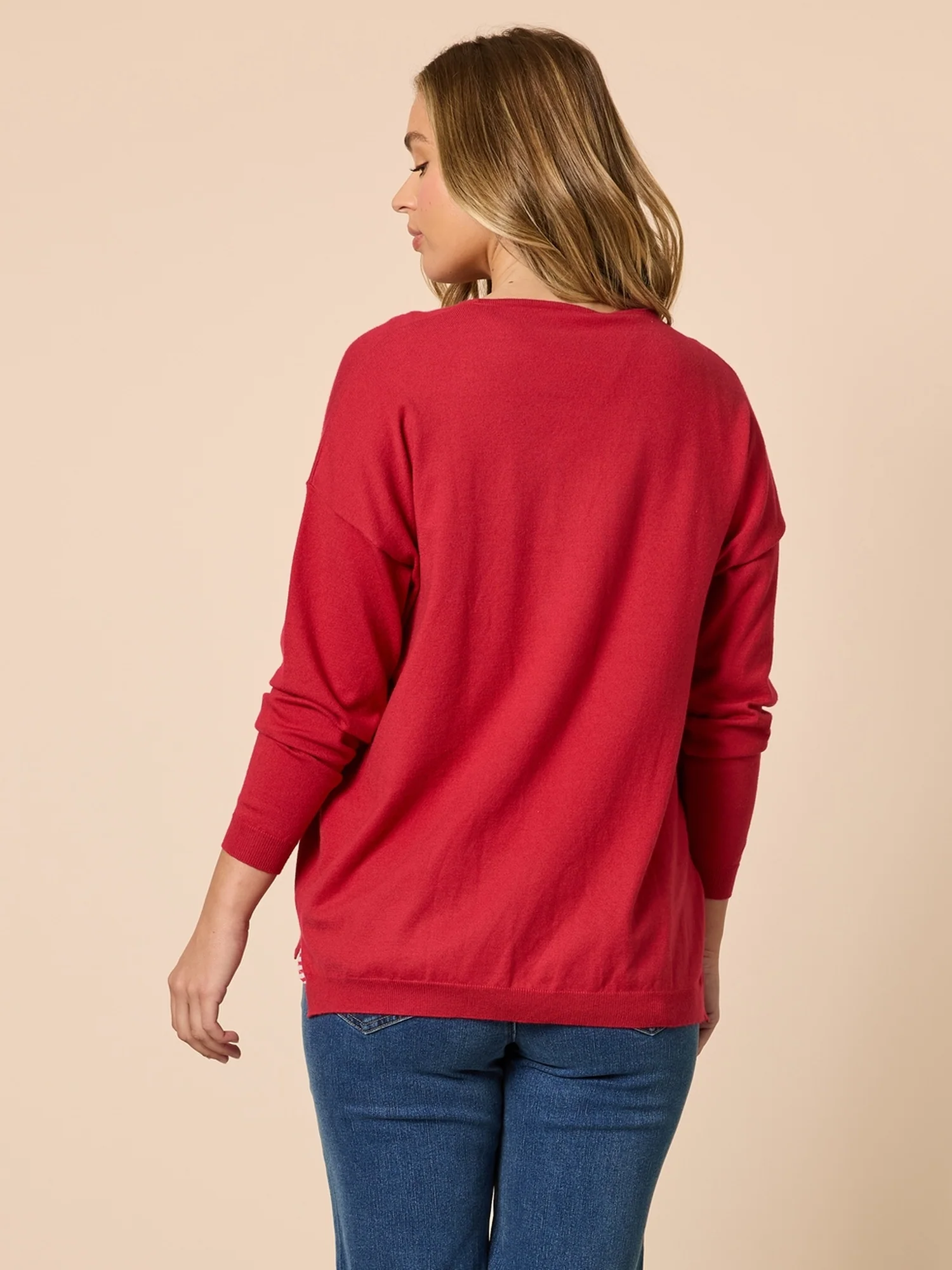 Double Take 2 in 1 Stripe Top - Red/White - Image 4