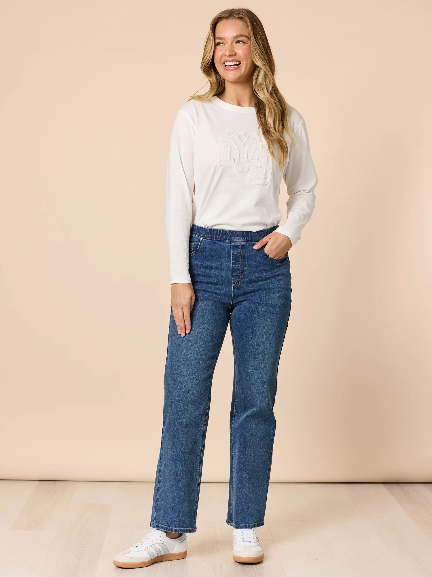 Everyday Straight Leg Jean - Denim - Image 3