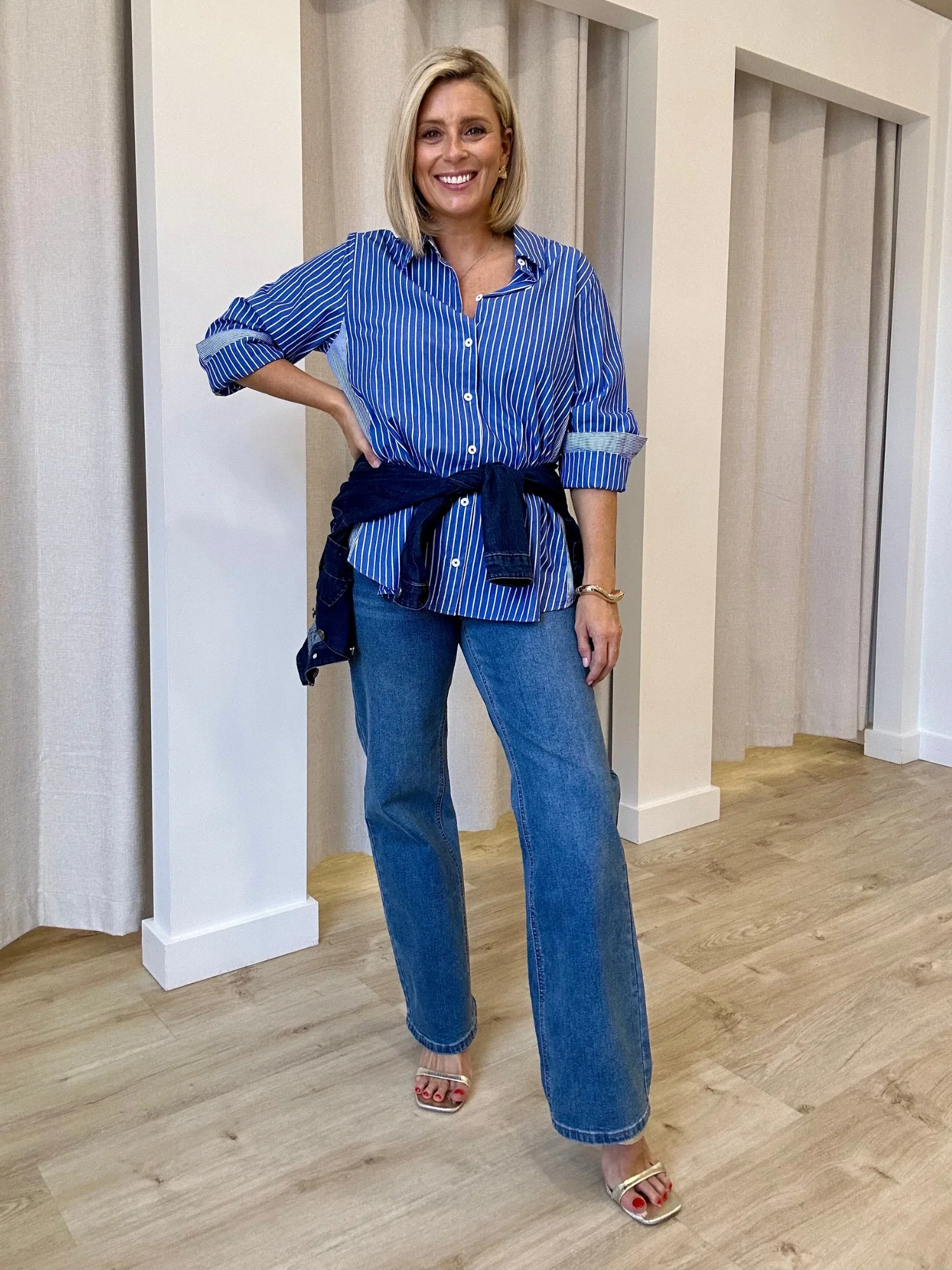 Everyday Straight Leg Jean - Denim - Image 4
