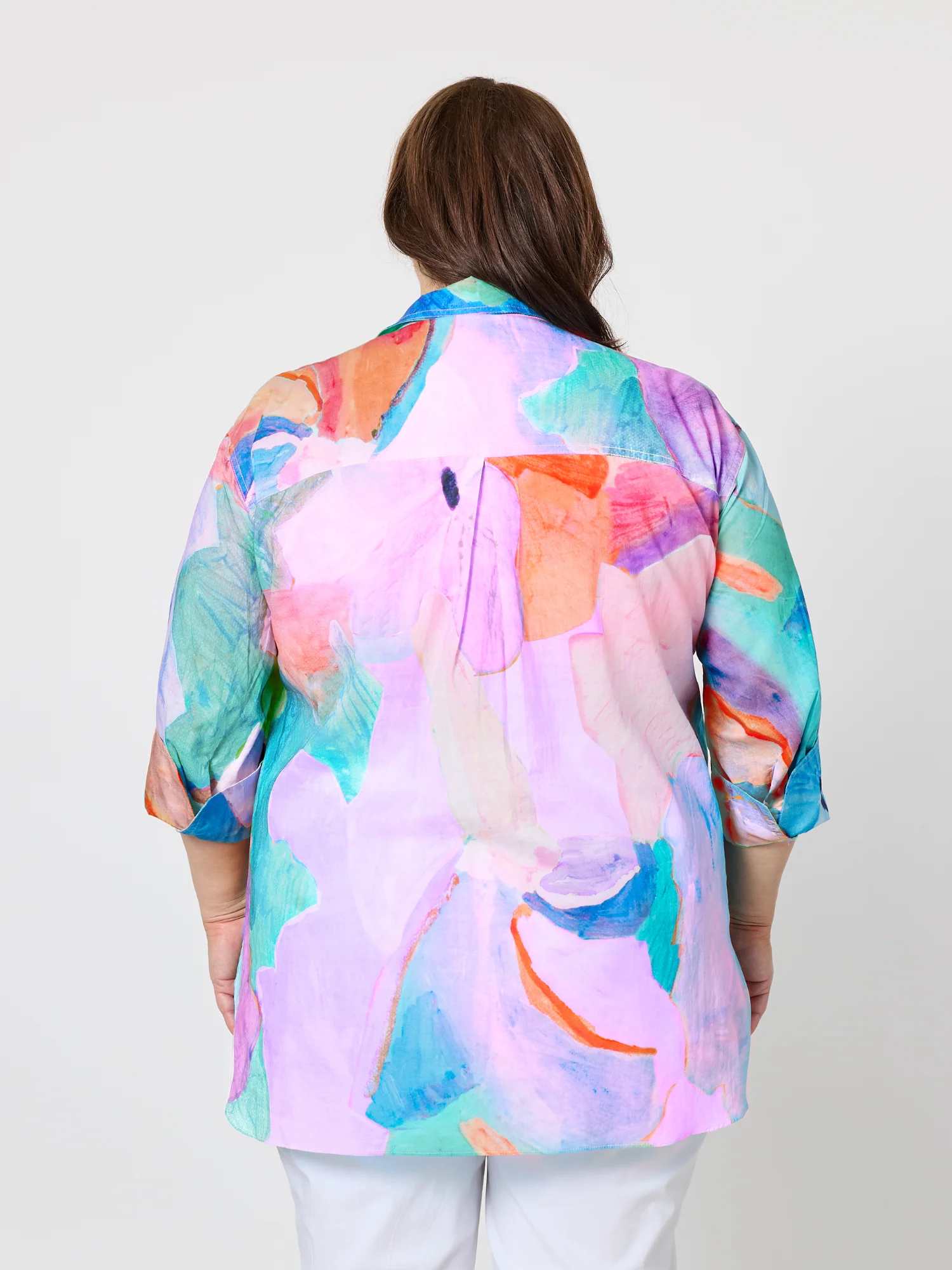 Grazia Mio Caro Print Shirt - Lilac - Image 7