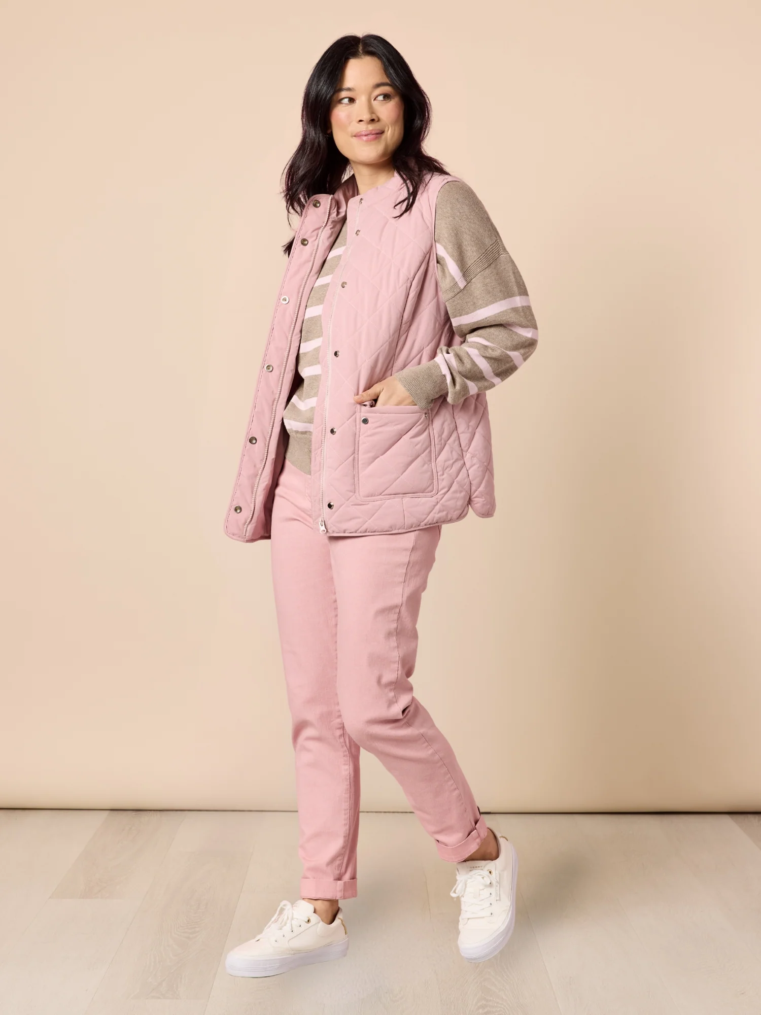 Miracle Slim Leg Denim Jean - Blush - Image 7