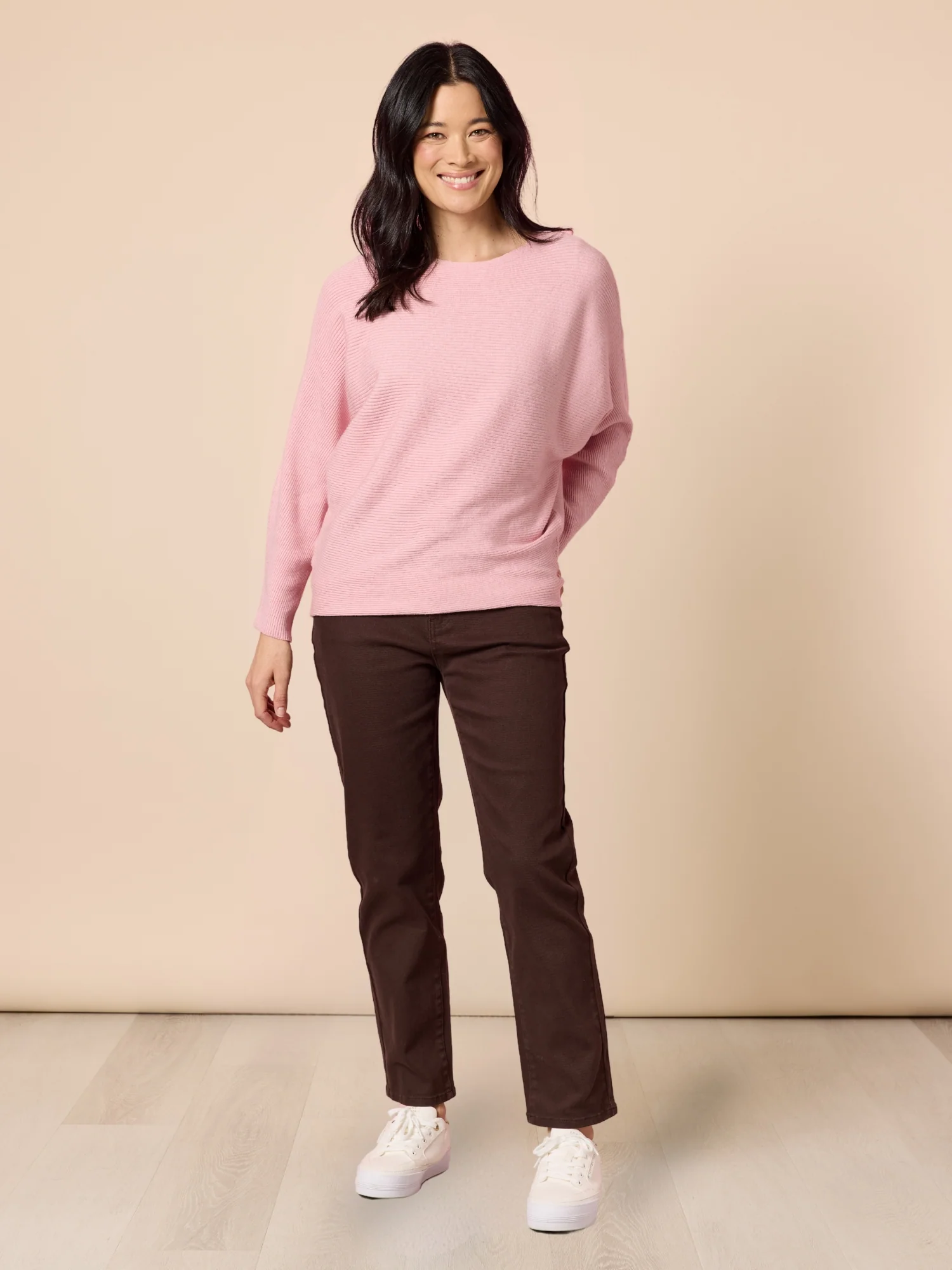 Miracle Slim Leg Denim Jean - Coffee - Image 8