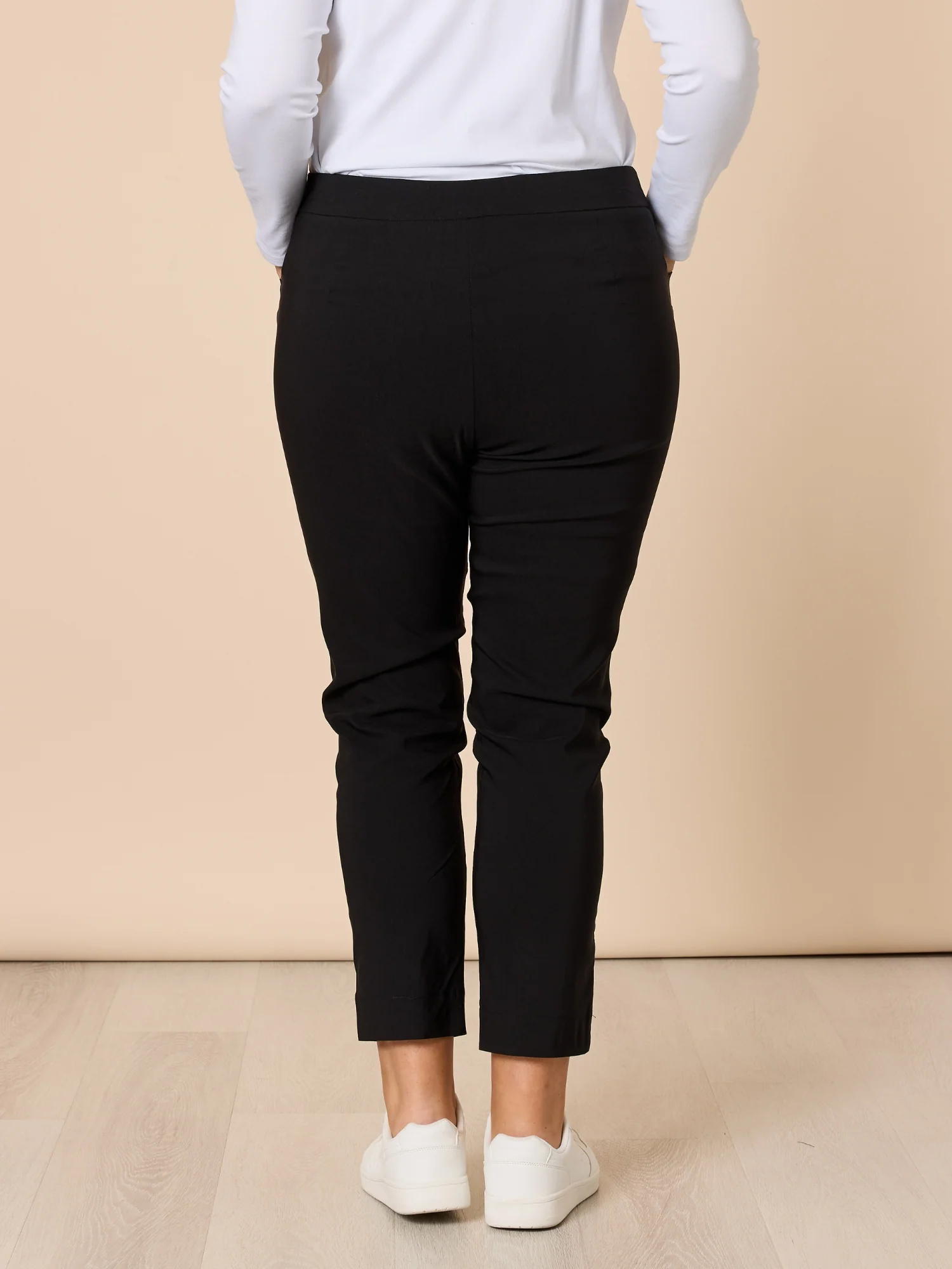 Harbour Slim Leg Pant - Black - Image 6