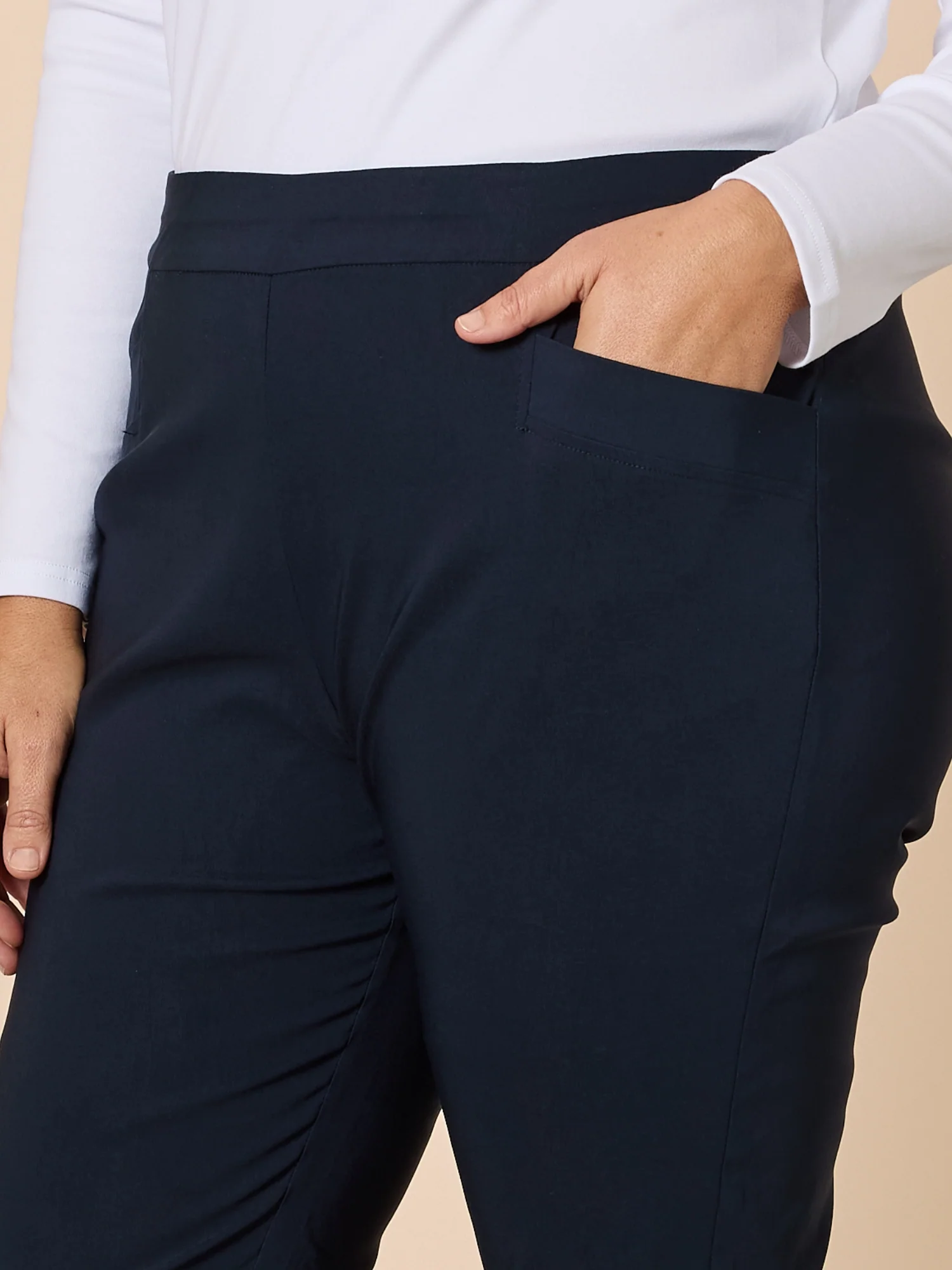 Harbour Slim Leg Pant - Navy - Image 6